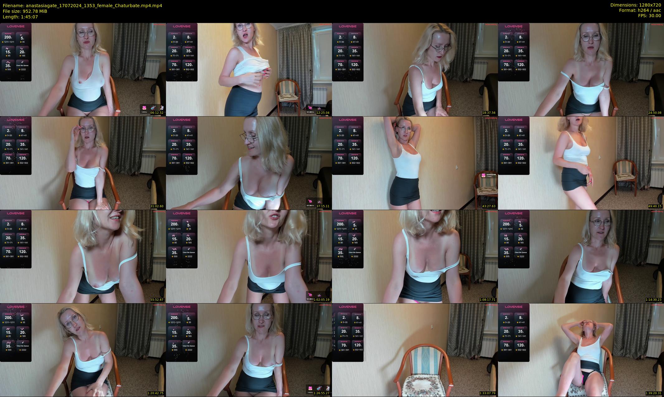anastasiagate — 106 minute Chaturbate female cam show recording, 720p, Jul 17, 2024