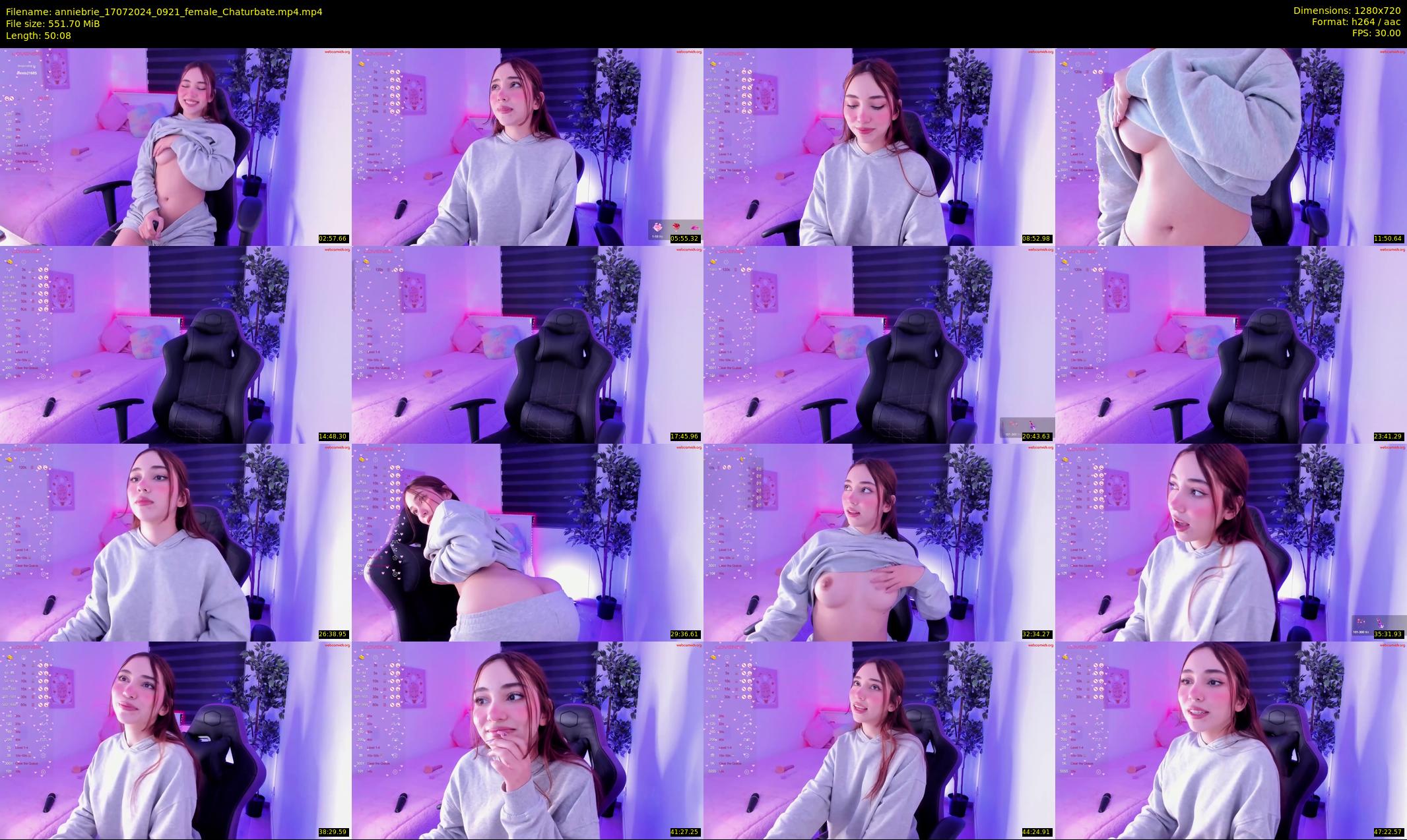 anniebrie — 51 minute Chaturbate female cam show recording, 720p, Jul 17, 2024