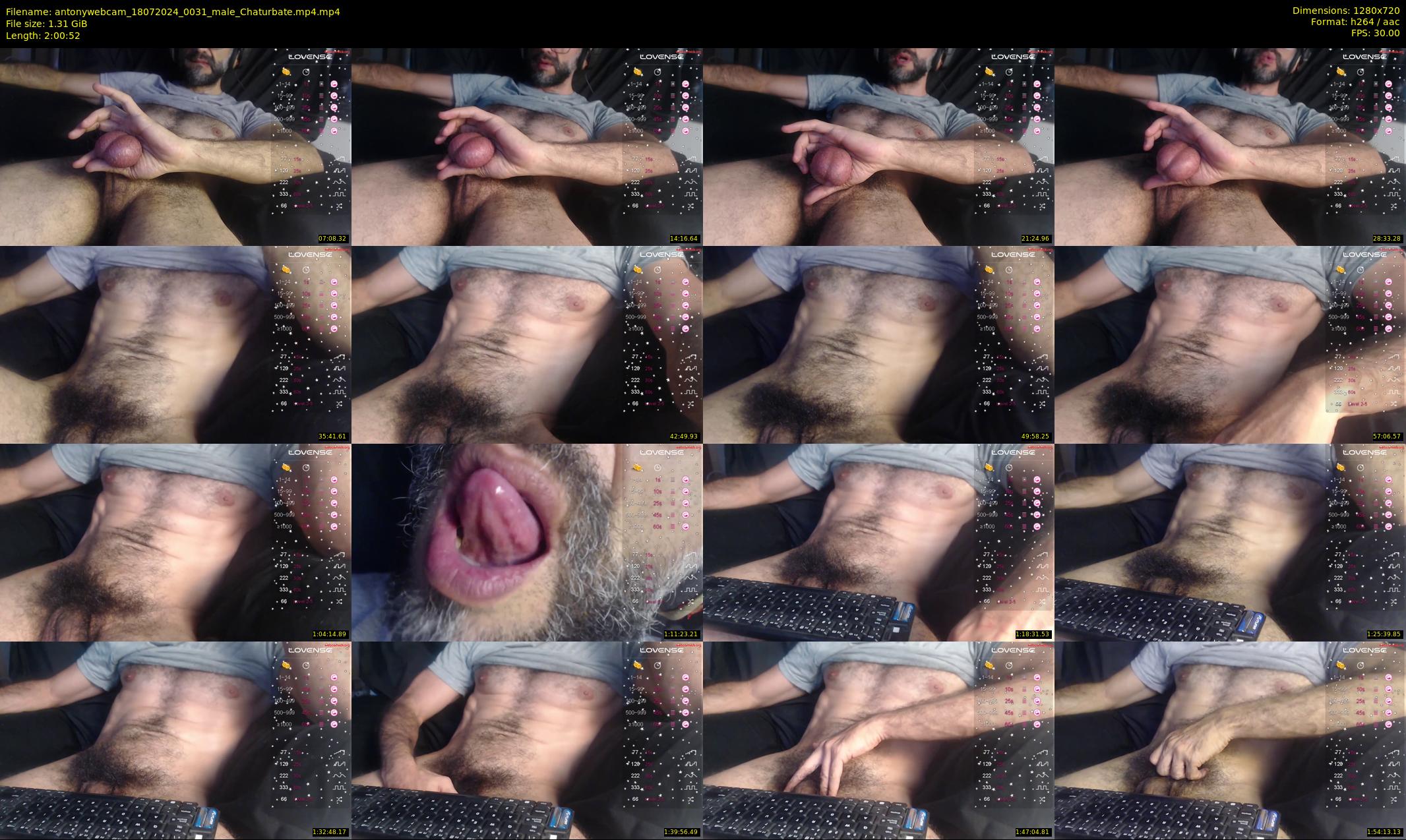 antonywebcam — 121 minute Chaturbate male cam show recording, 720p, Jul 18, 2024