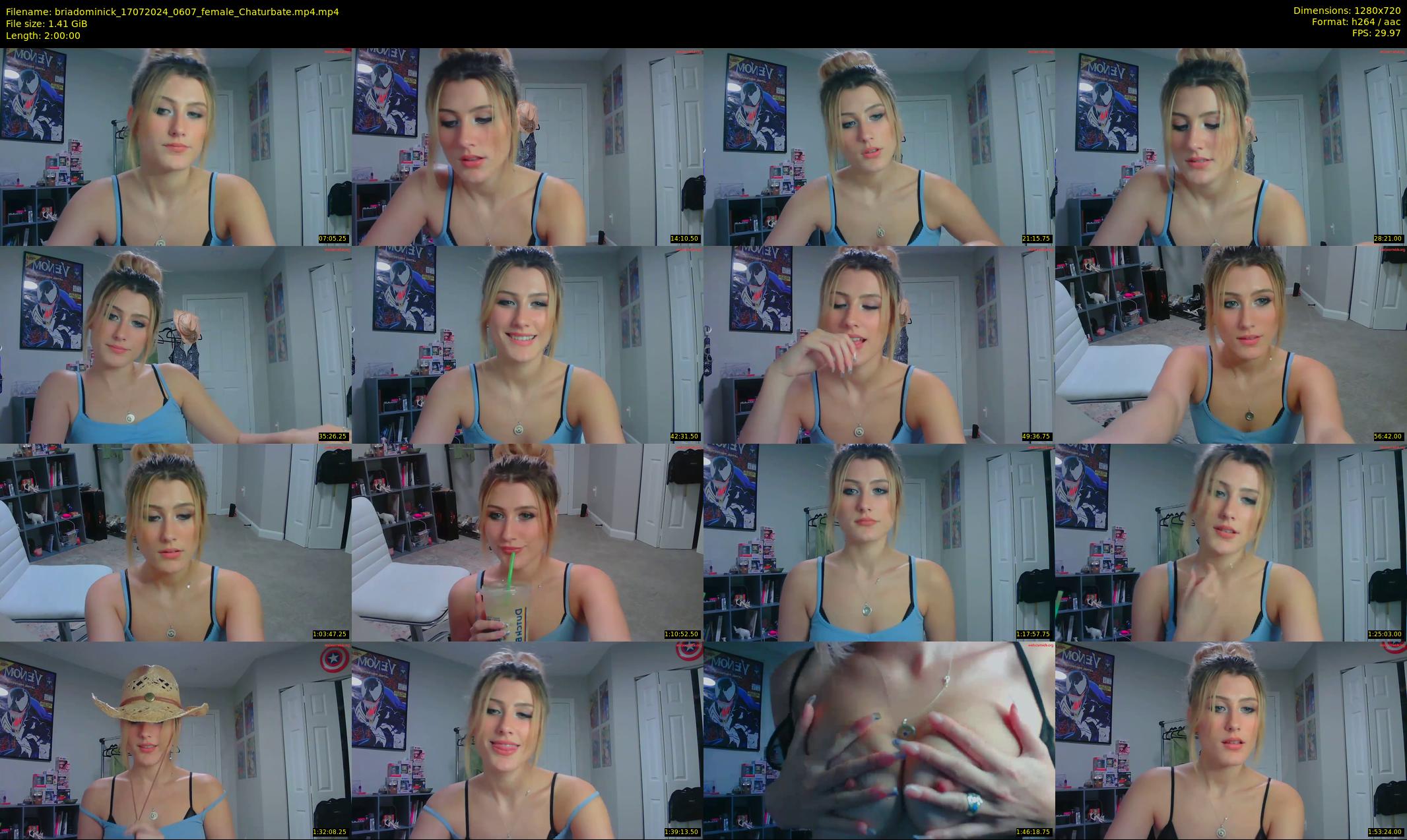 briadominick — 120 minute Chaturbate couple cam show recording, 720p, Jul 17, 2024