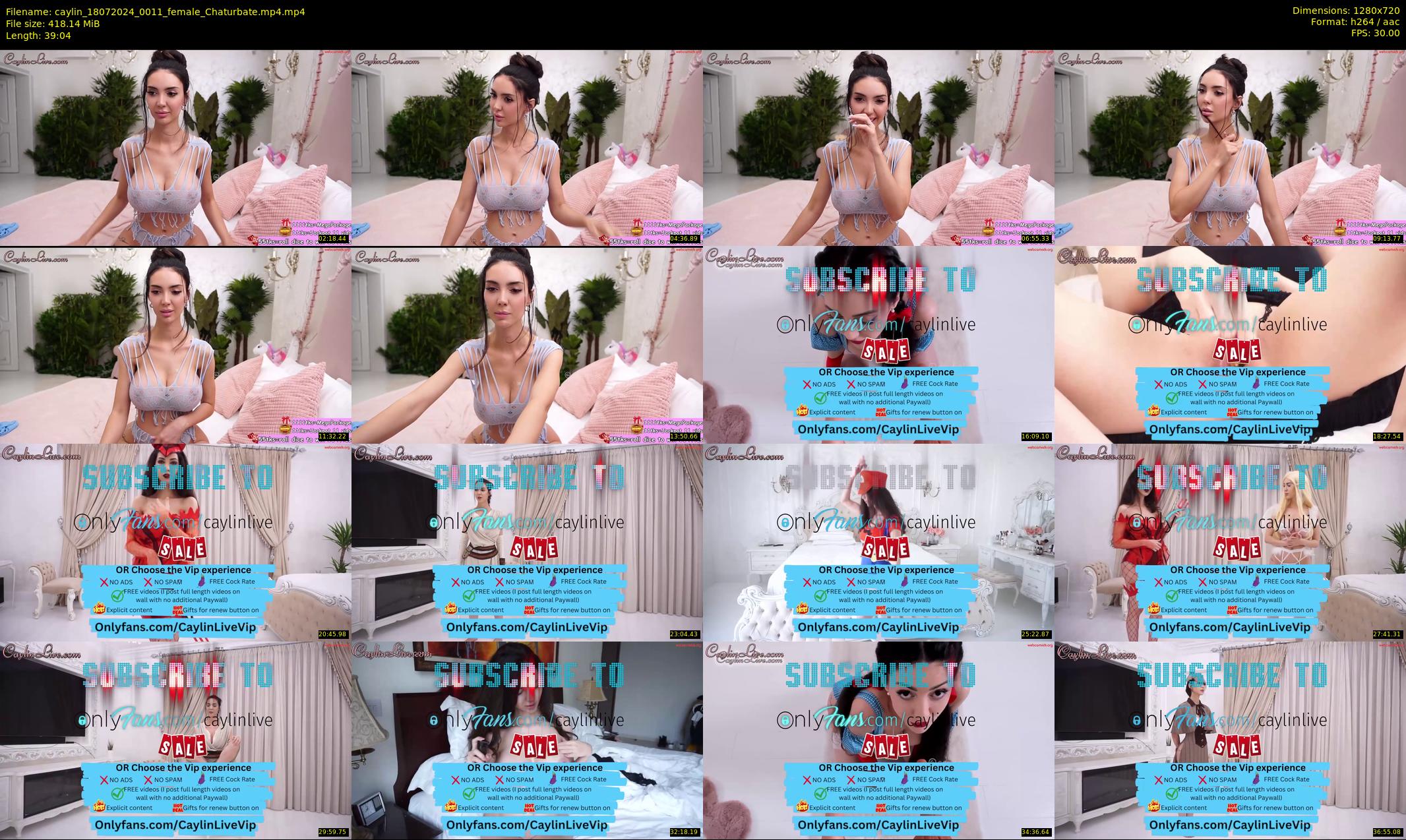 caylin — 40 minute Chaturbate female cam show recording, 720p, Jul 18, 2024