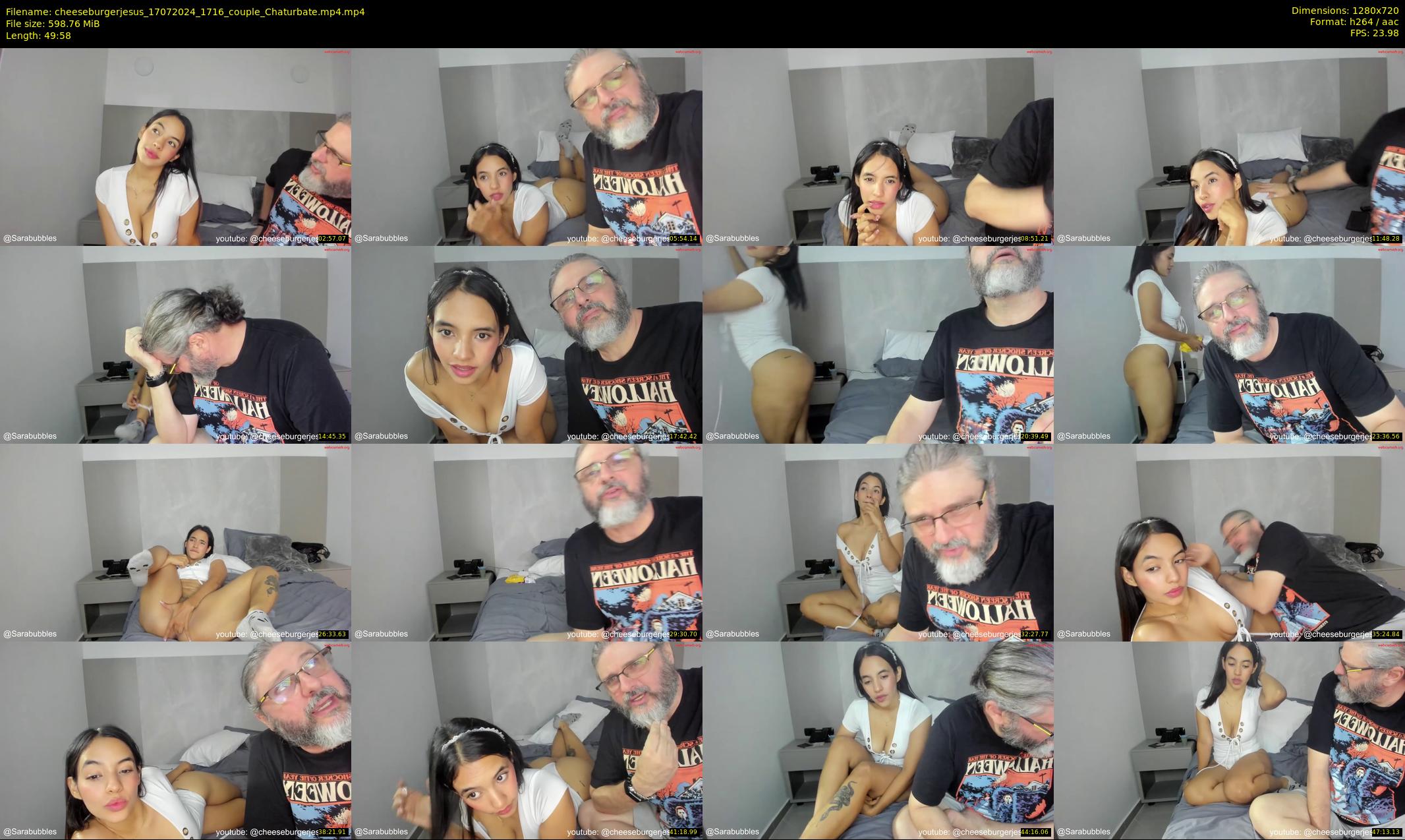 cheeseburgerjesus — 50 minute Chaturbate couple cam show recording, 720p, Jul 17, 2024