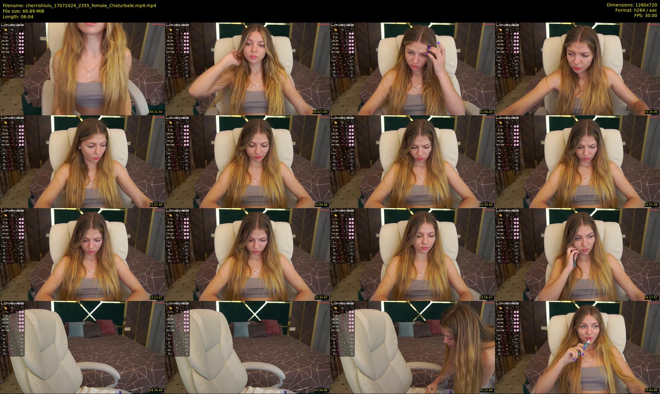 cherrishlulu — 7 minute Chaturbate female cam show recording, 720p, Jul 17, 2024