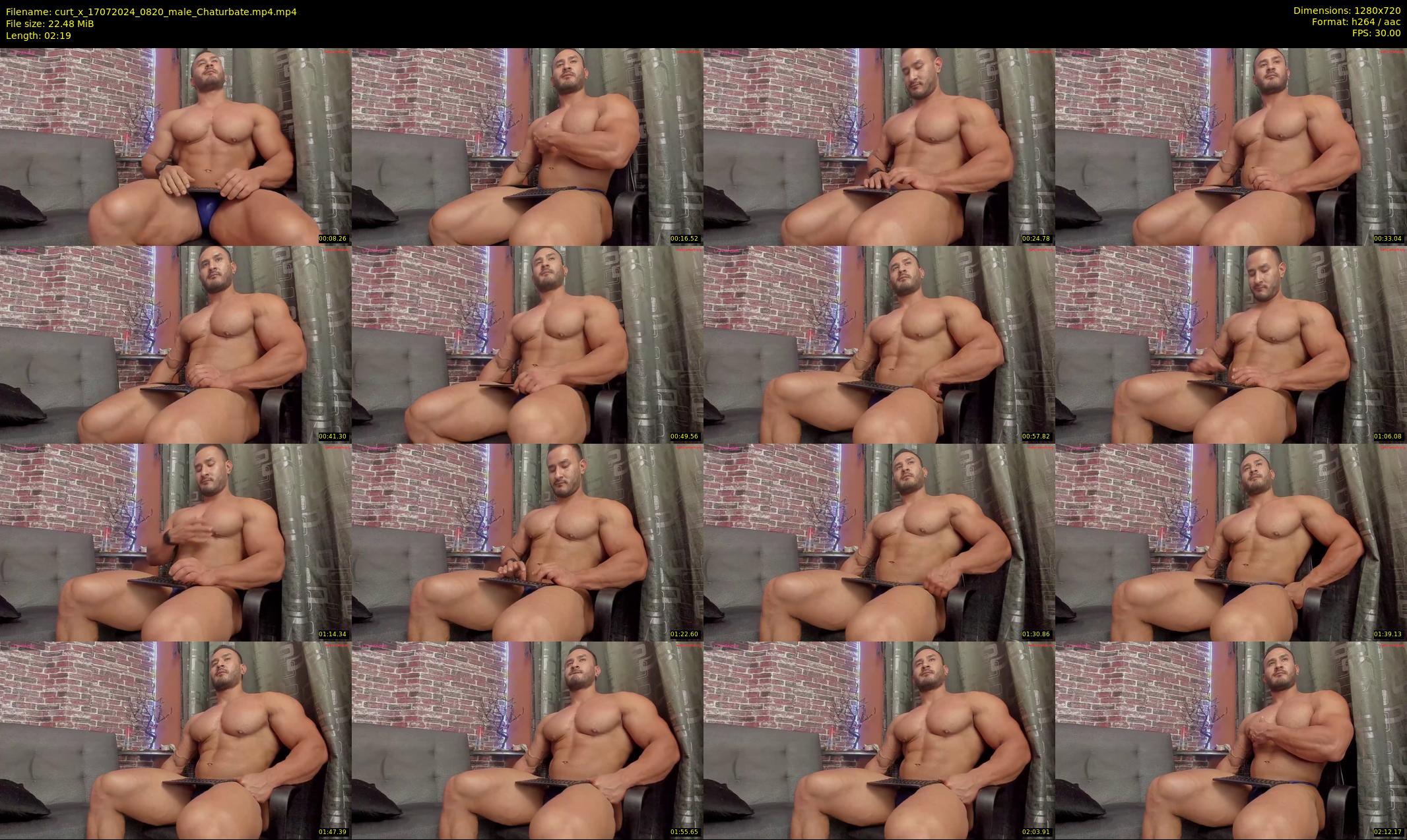 curt_x — 3 minute Chaturbate male cam show recording, 720p, Jul 17, 2024