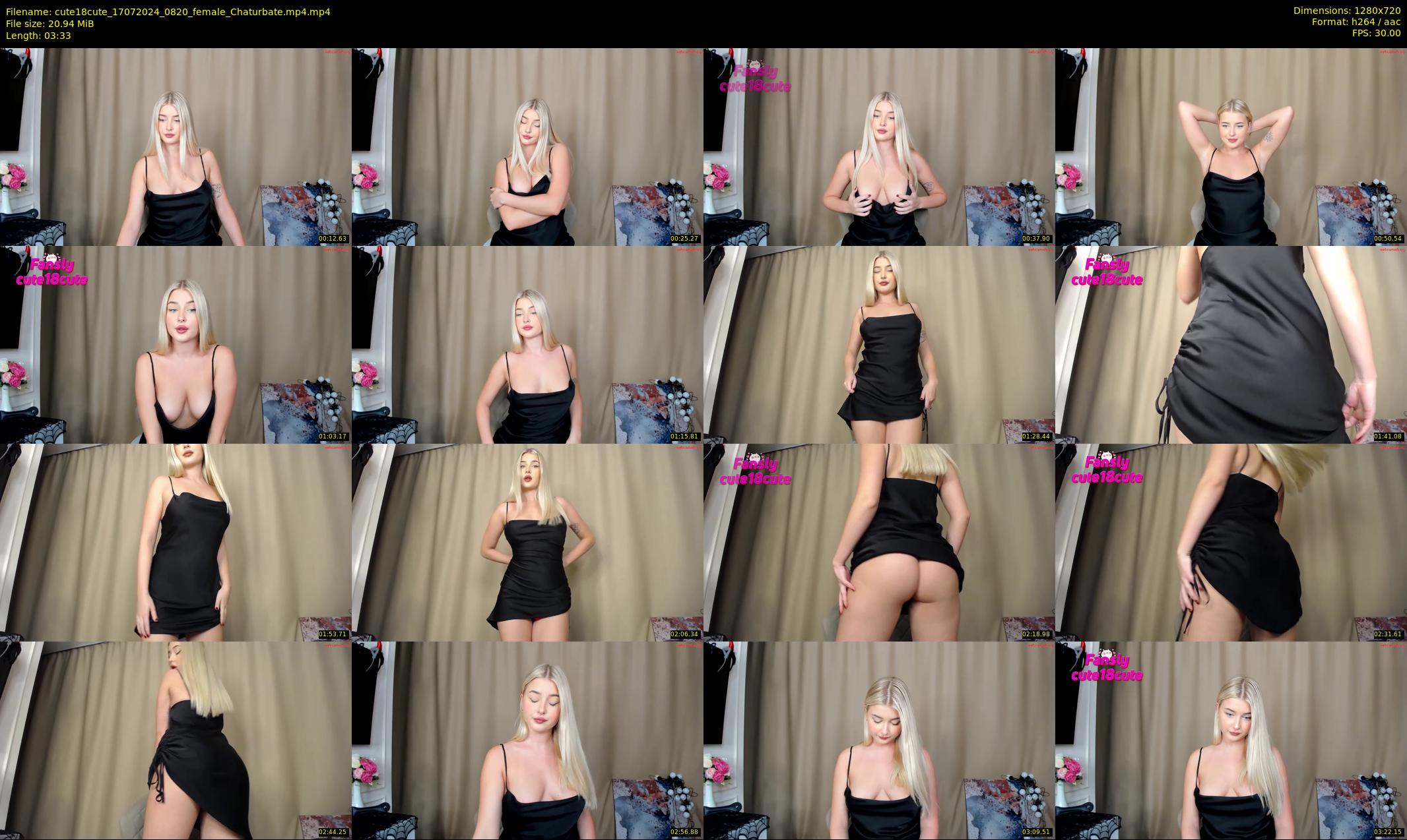 cute18cute — 4 minute Chaturbate female cam show recording, 720p, Jul 17, 2024