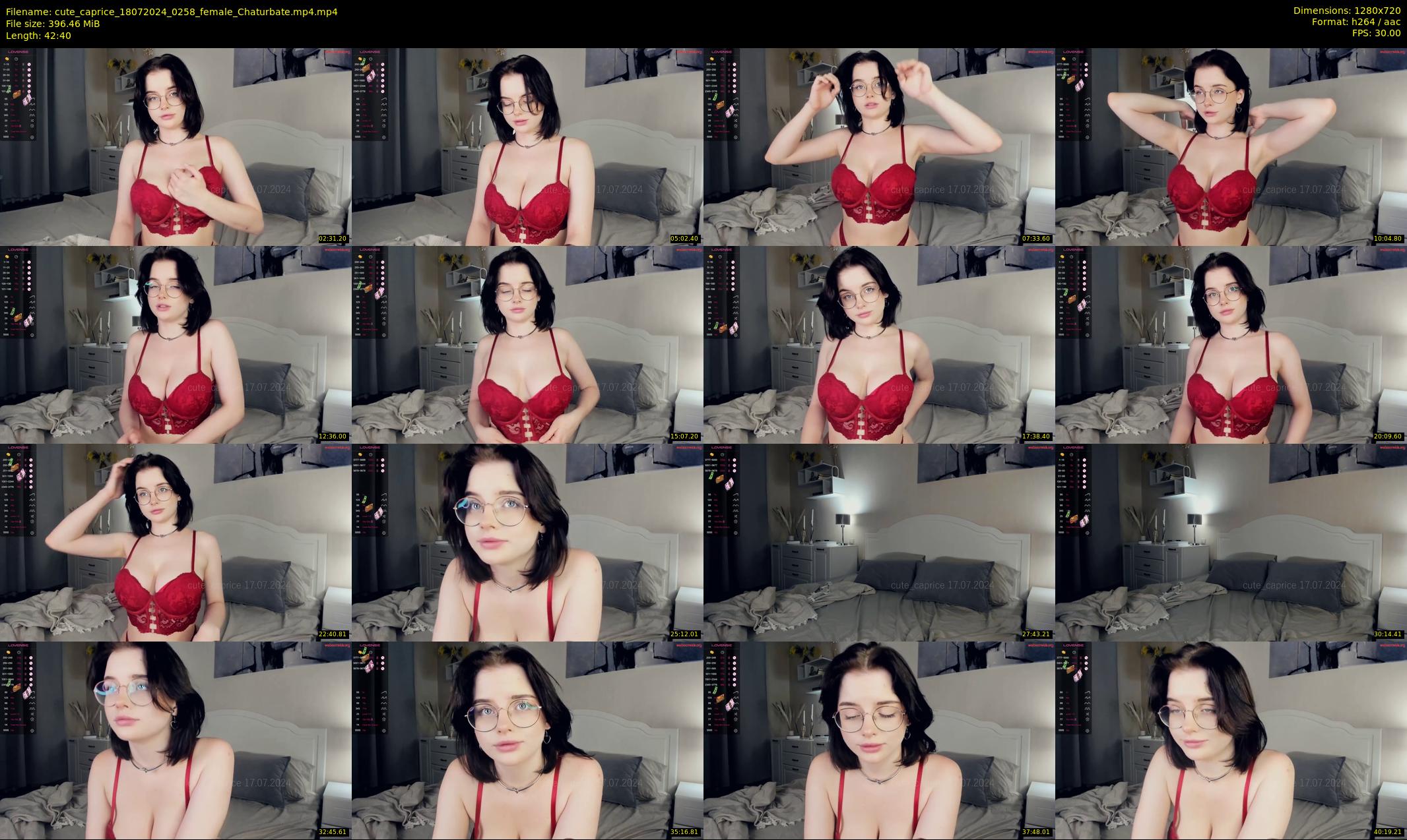 cute_caprice — 43 minute Chaturbate female cam show recording, 720p, Jul 18, 2024
