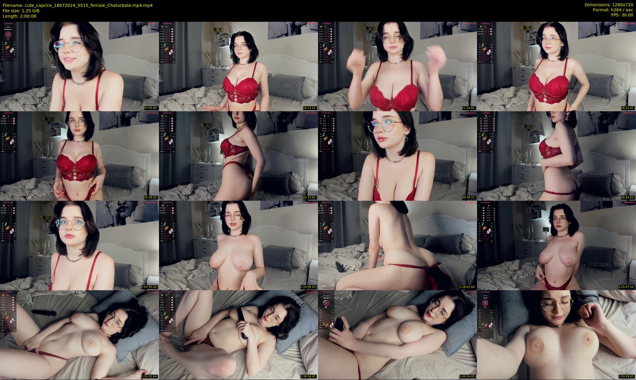 cute_caprice — 121 minute Chaturbate female cam show recording, 720p, Jul 18, 2024