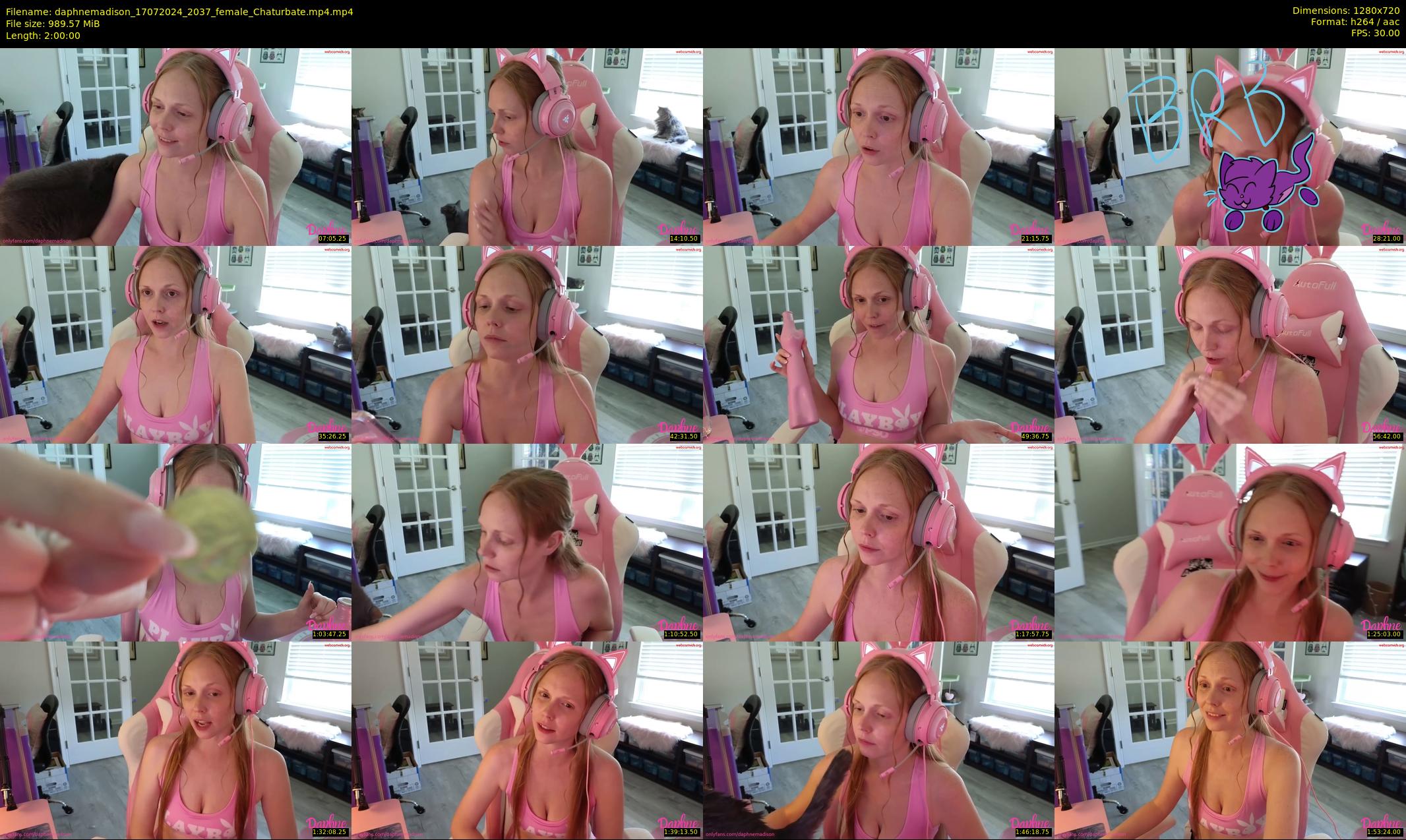 daphnemadison — 120 minute Chaturbate couple cam show recording, 720p, Jul 17, 2024