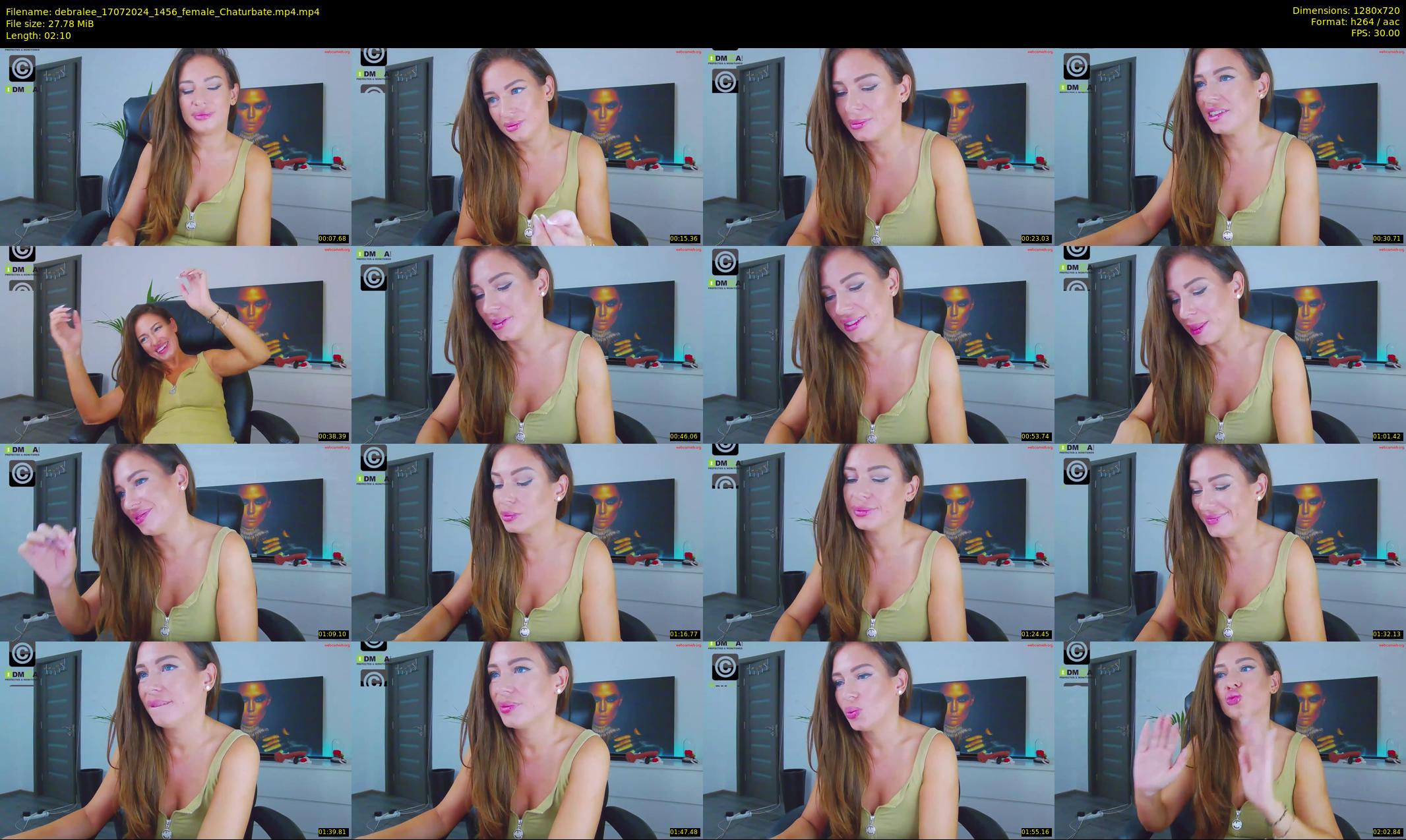 debralee — 3 minute Chaturbate female cam show recording, 720p, Jul 17, 2024
