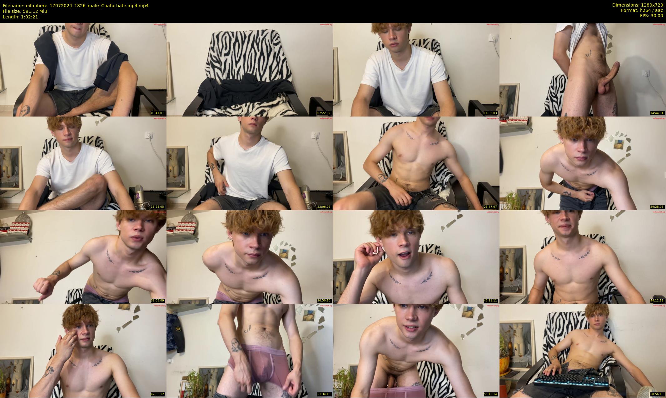 eitanhere — 63 minute Chaturbate male cam show recording, 720p, Jul 17, 2024