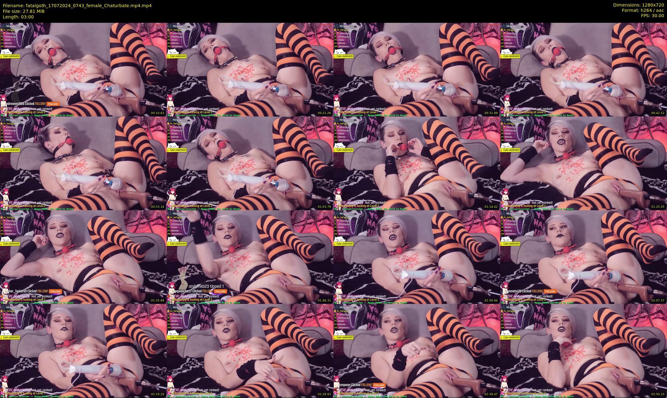 fatalgoth — 3 minute Chaturbate couple cam show recording, 720p, Jul 17, 2024