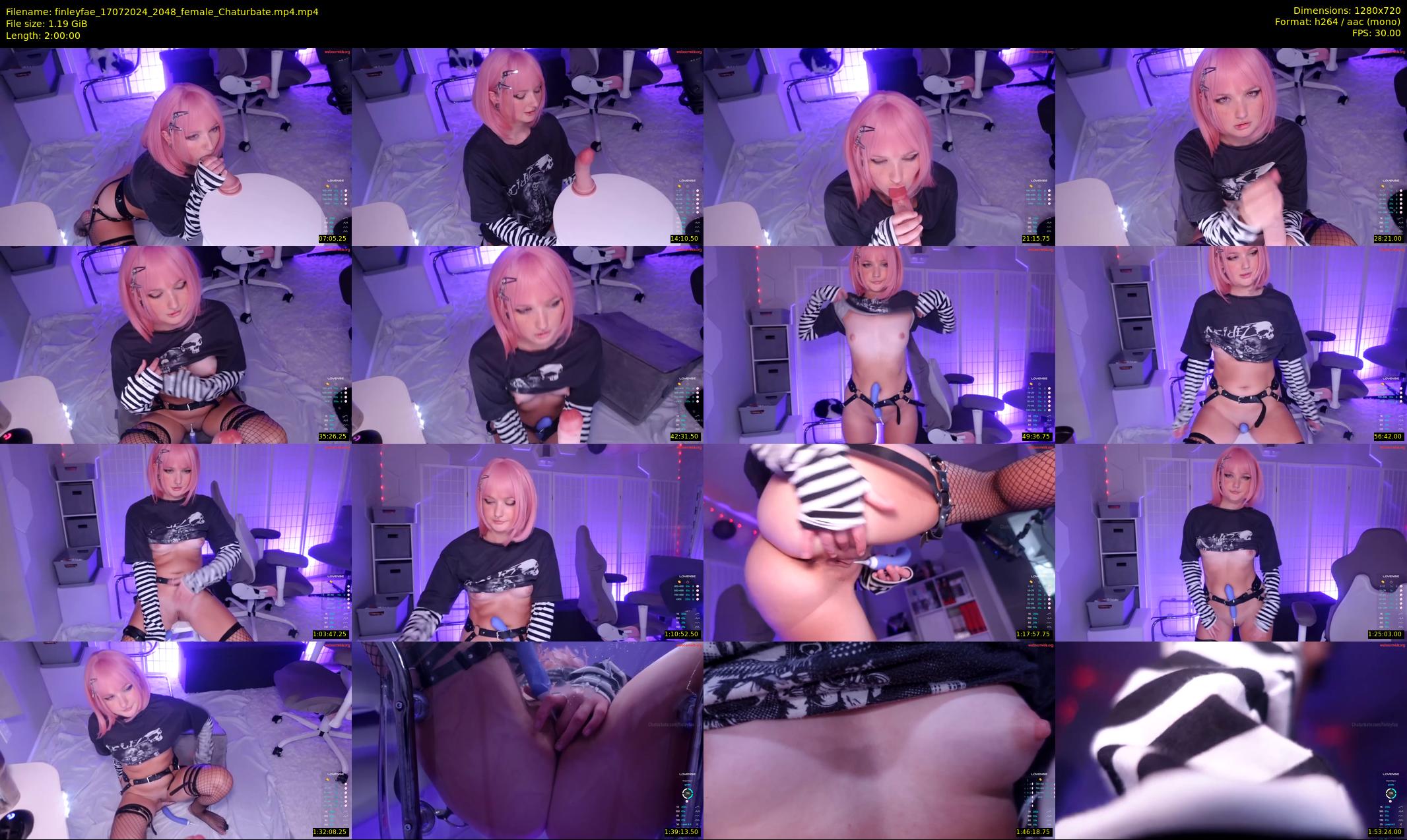 finleyfae — 120 minute Chaturbate female cam show recording, 720p, Jul 17, 2024