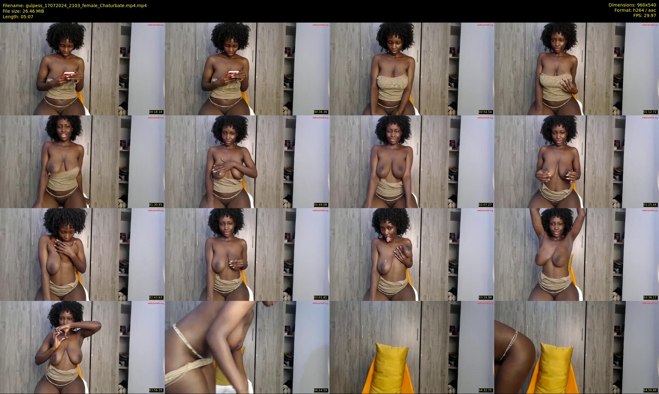 gulpess — 6 minute Chaturbate female cam show recording, 480p, Jul 17, 2024