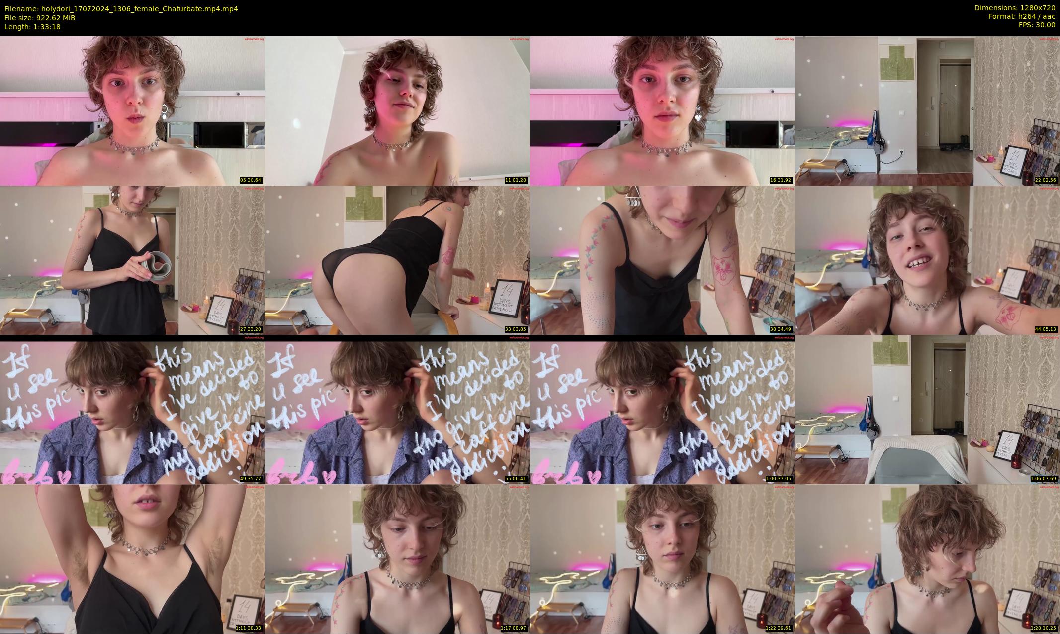 holydori — 94 minute Chaturbate female cam show recording, 720p, Jul 17, 2024
