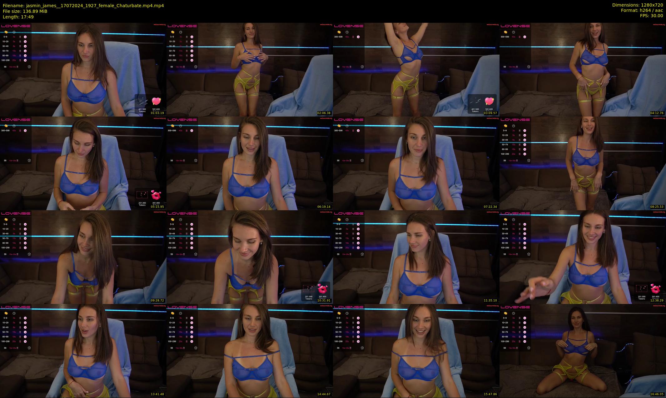 jasmin_james_ — 18 minute Chaturbate female cam show recording, 720p, Jul 17, 2024