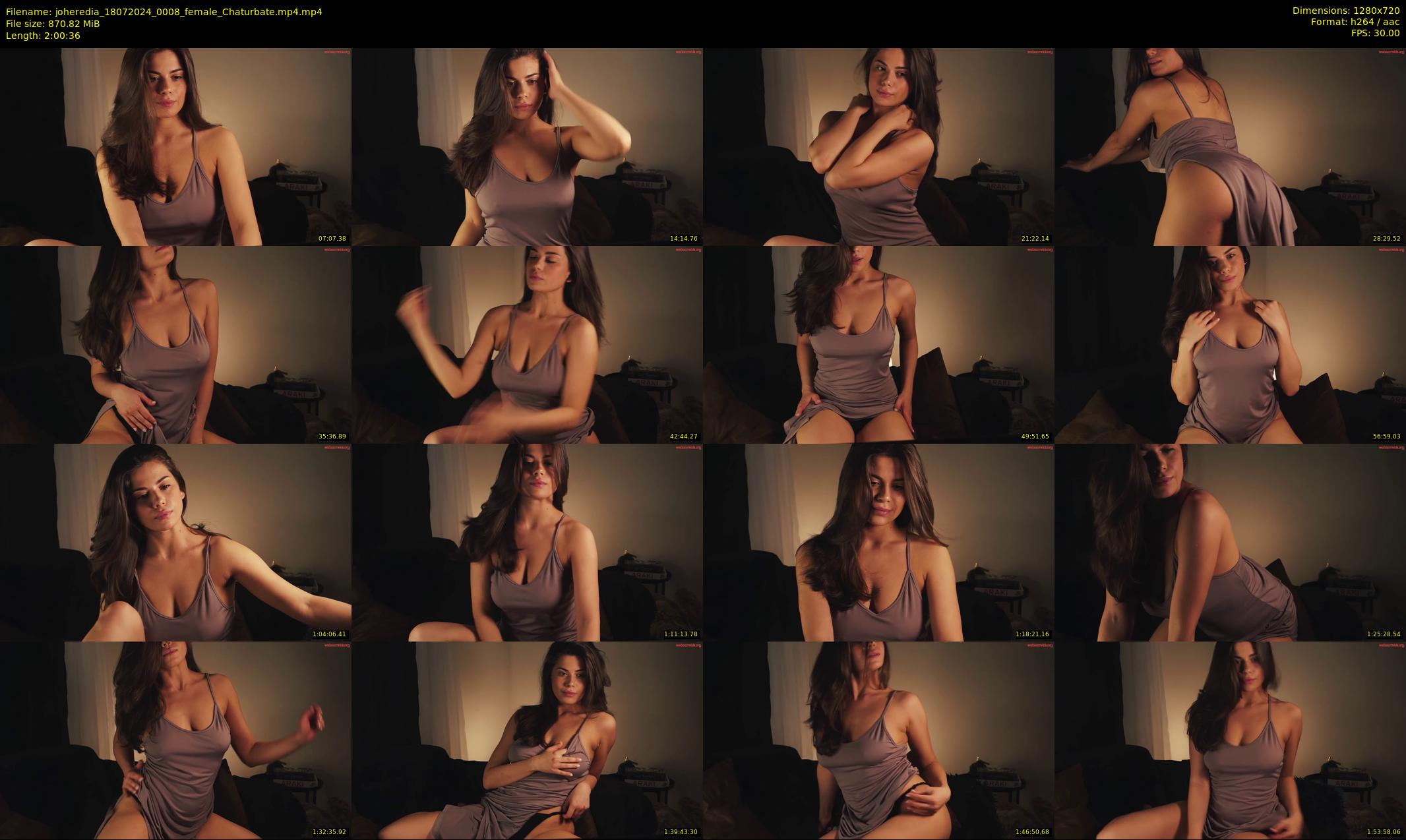 joheredia — 121 minute Chaturbate female cam show recording, 720p, Jul 18, 2024