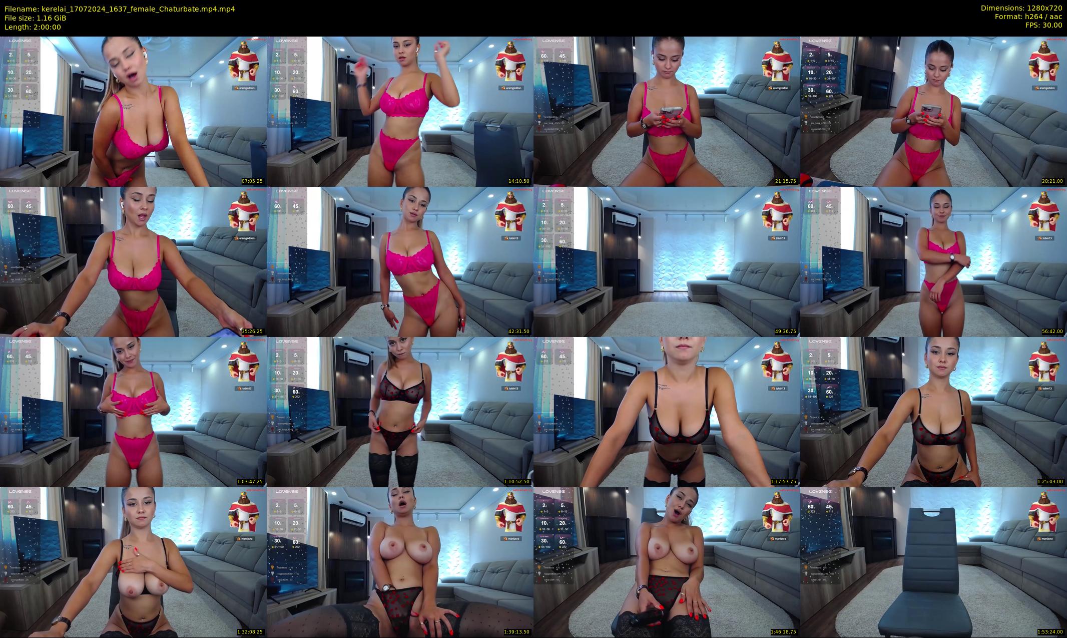 kerelai — 120 minute Chaturbate female cam show recording, 720p, Jul 17, 2024