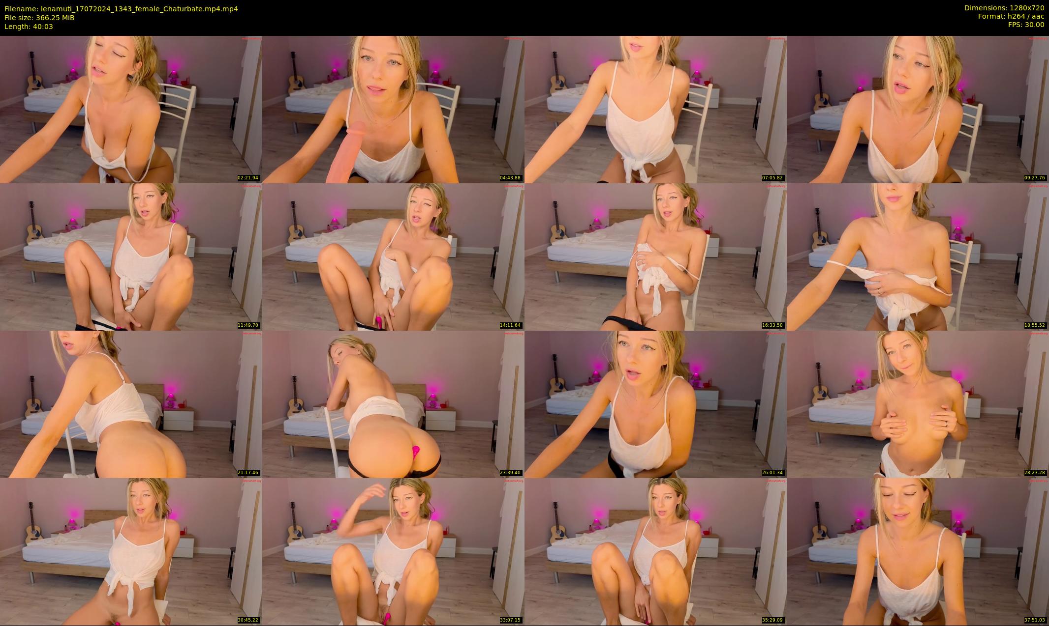 lenamuti — 41 minute Chaturbate female cam show recording, 720p, Jul 17, 2024