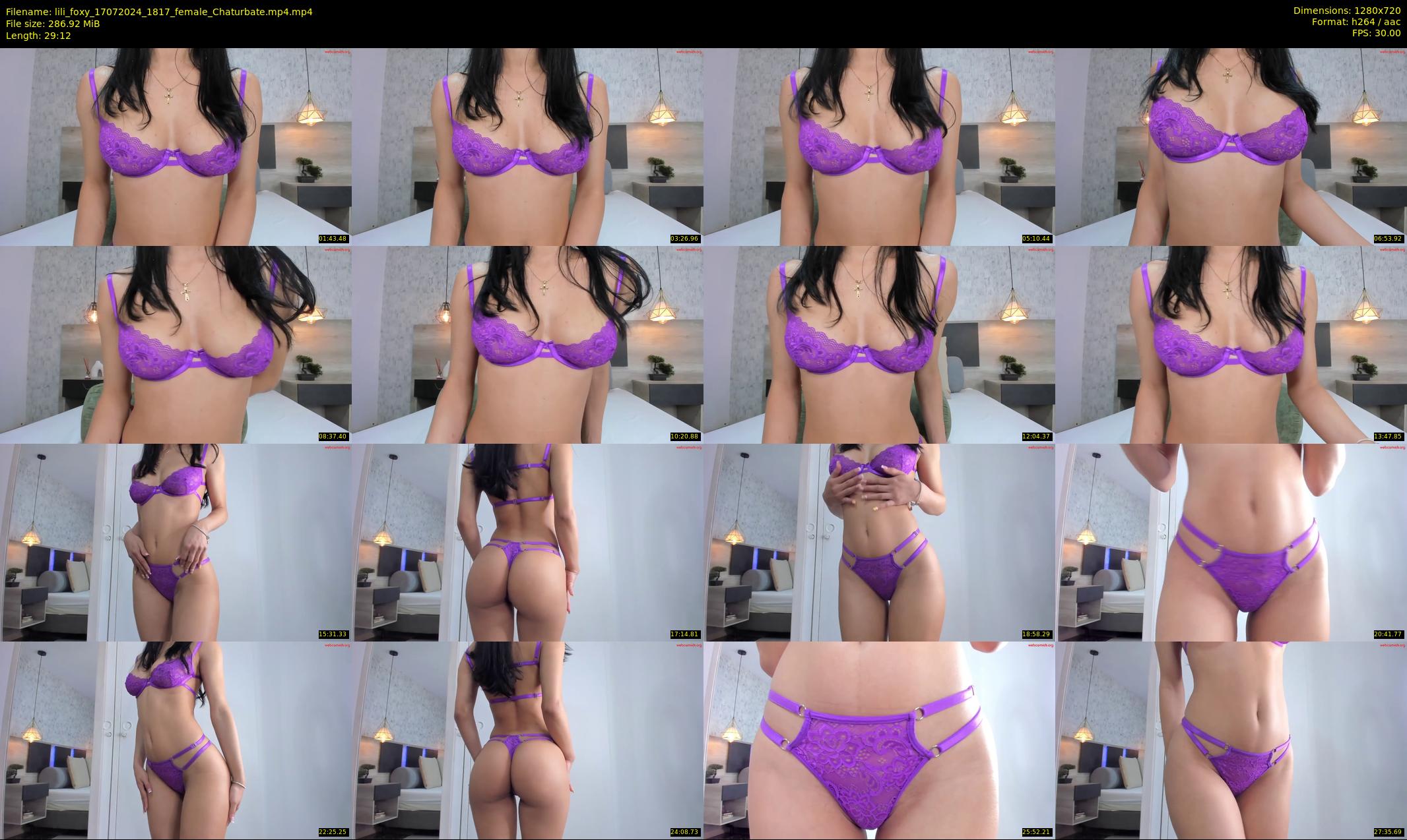 lili_foxy — 30 minute Chaturbate female cam show recording, 720p, Jul 17, 2024