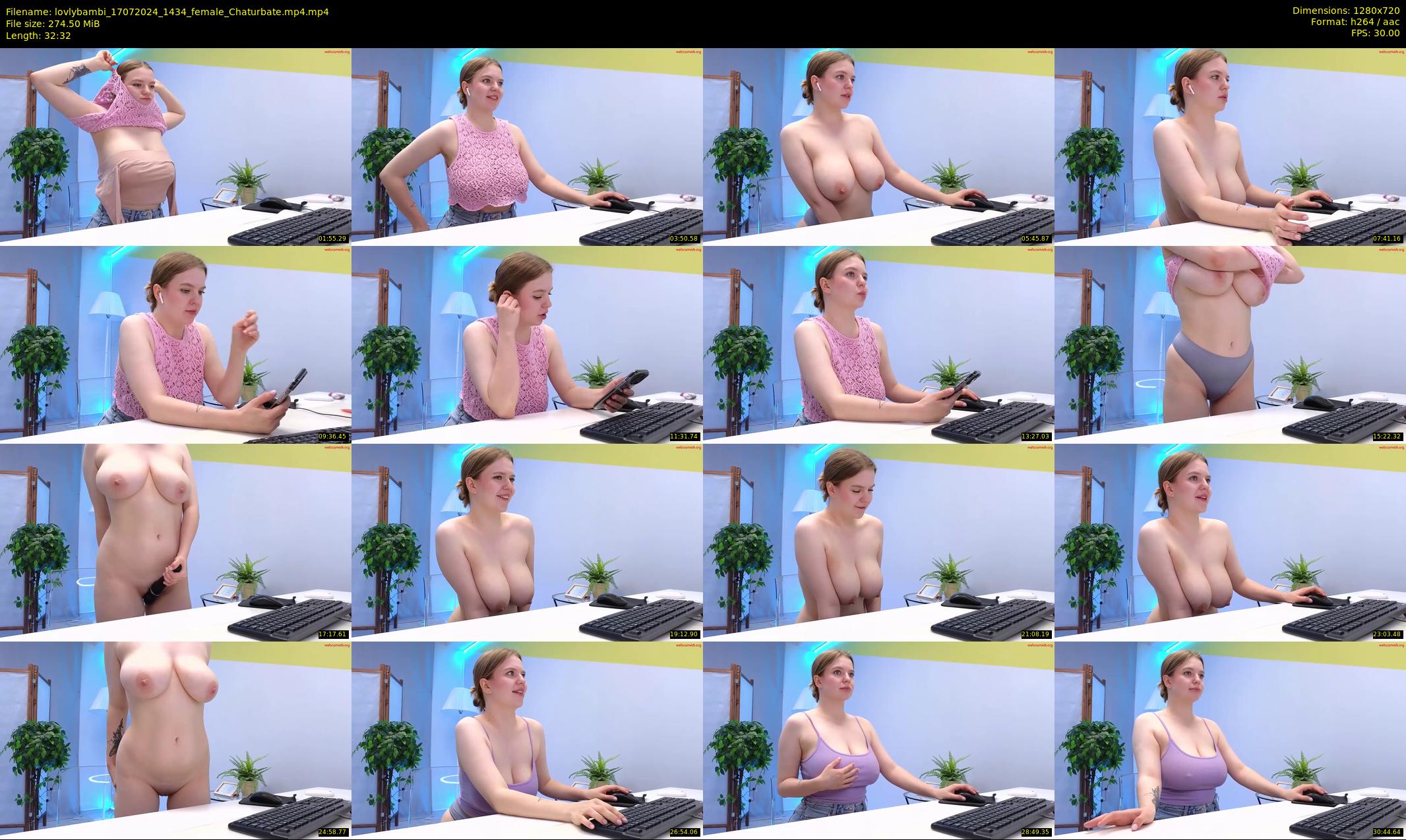 lovlybambi — 33 minute Chaturbate female cam show recording, 720p, Jul 17, 2024