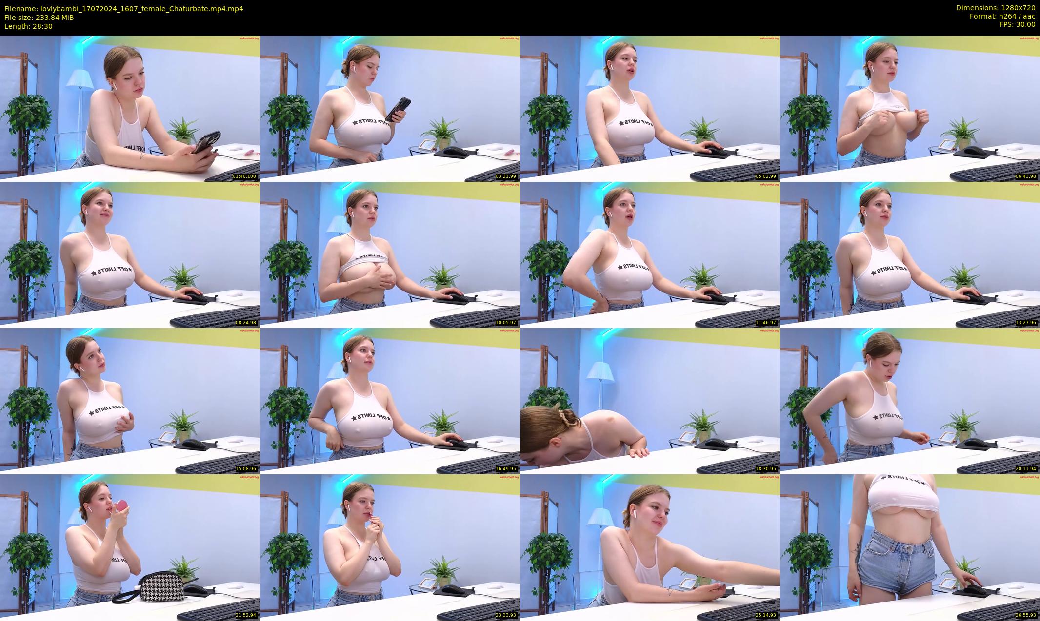 lovlybambi — 29 minute Chaturbate female cam show recording, 720p, Jul 17, 2024