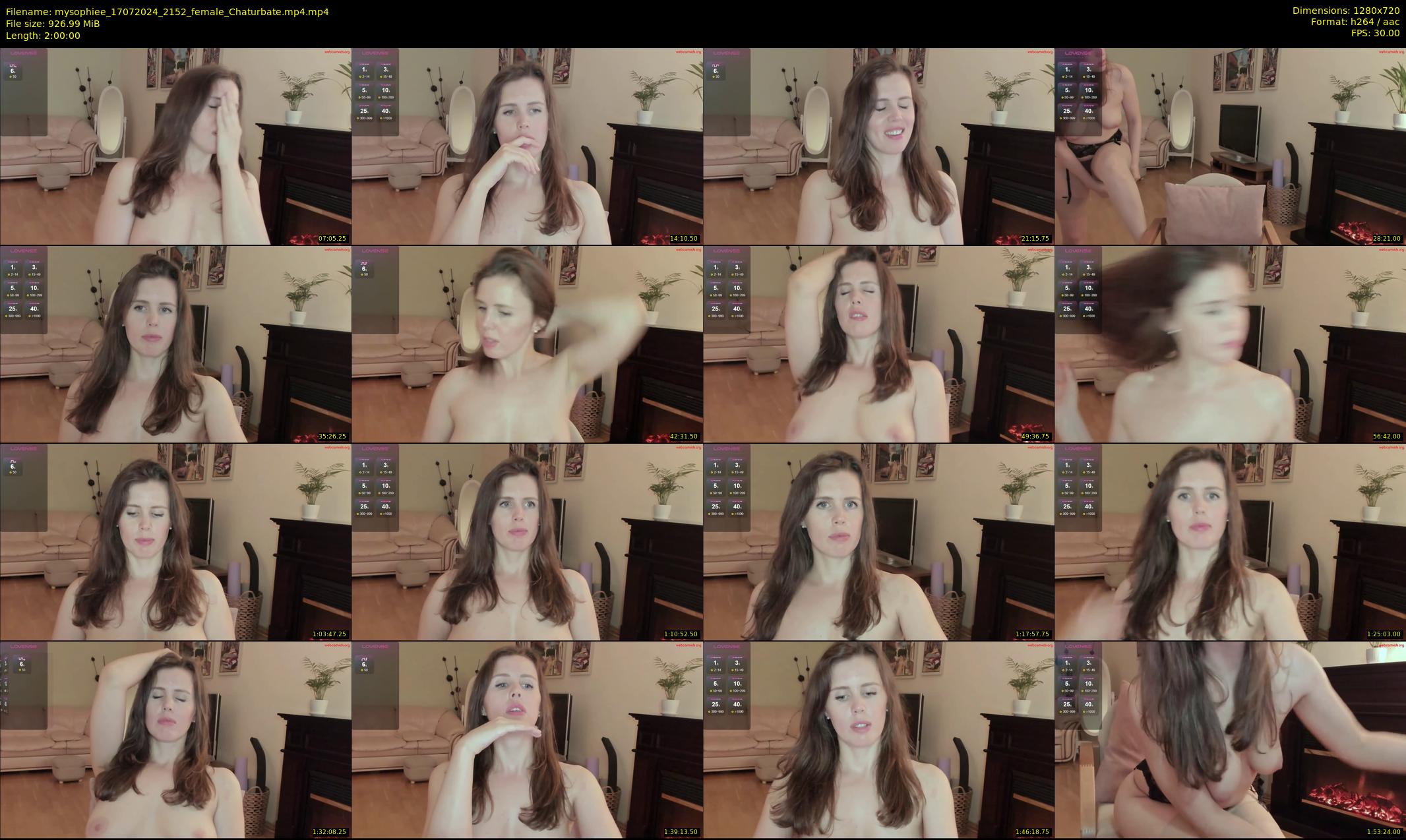 mysophiee — 120 minute Chaturbate female cam show recording, 720p, Jul 17, 2024