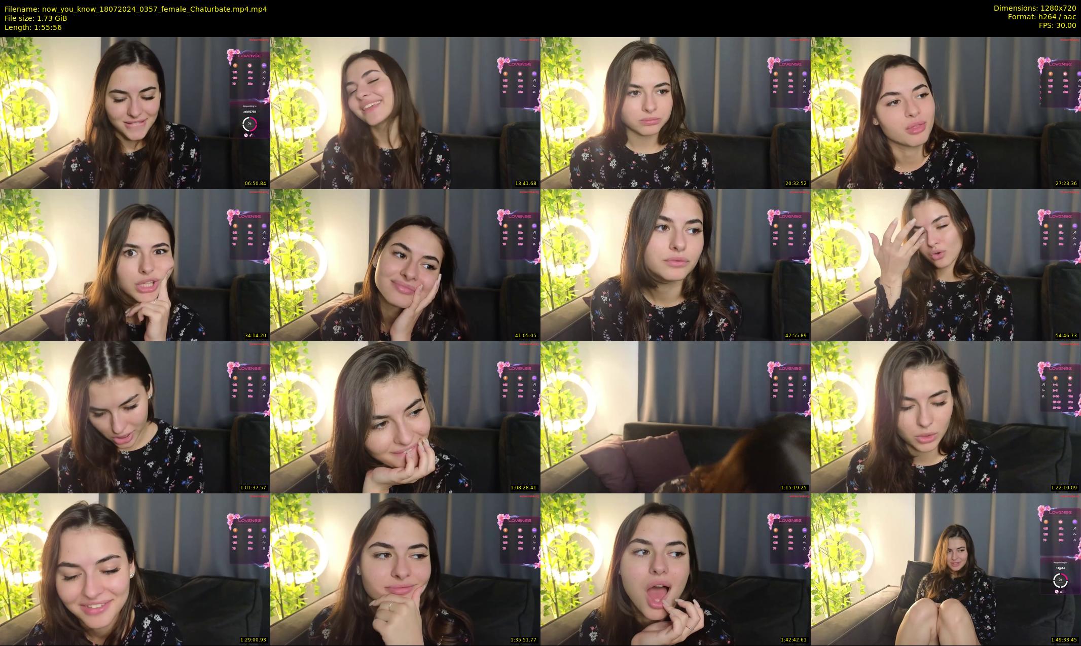 now_you_know — 116 minute Chaturbate female cam show recording, 720p, Jul 18, 2024