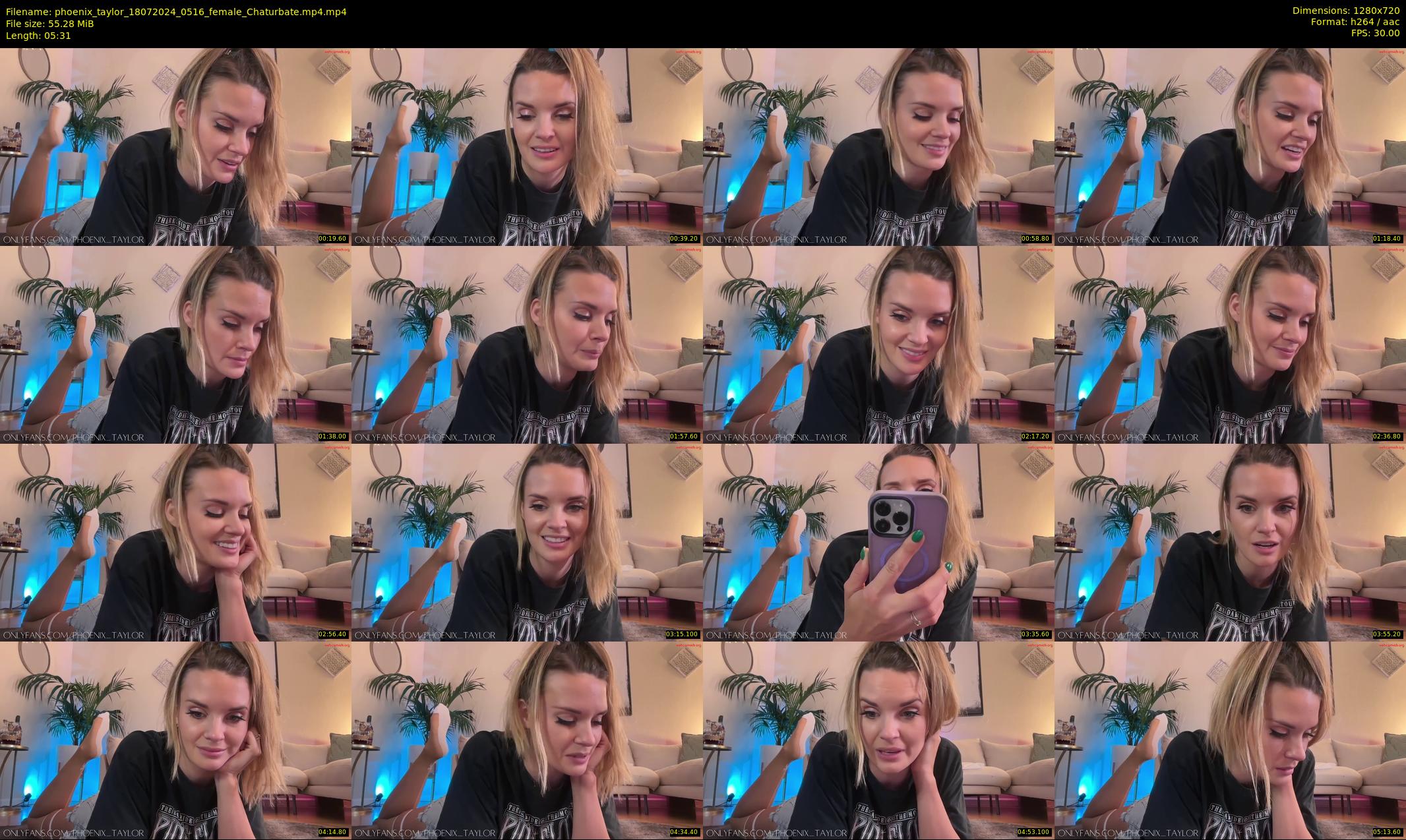 phoenix_taylor — 6 minute Chaturbate female cam show recording, 720p, Jul 18, 2024
