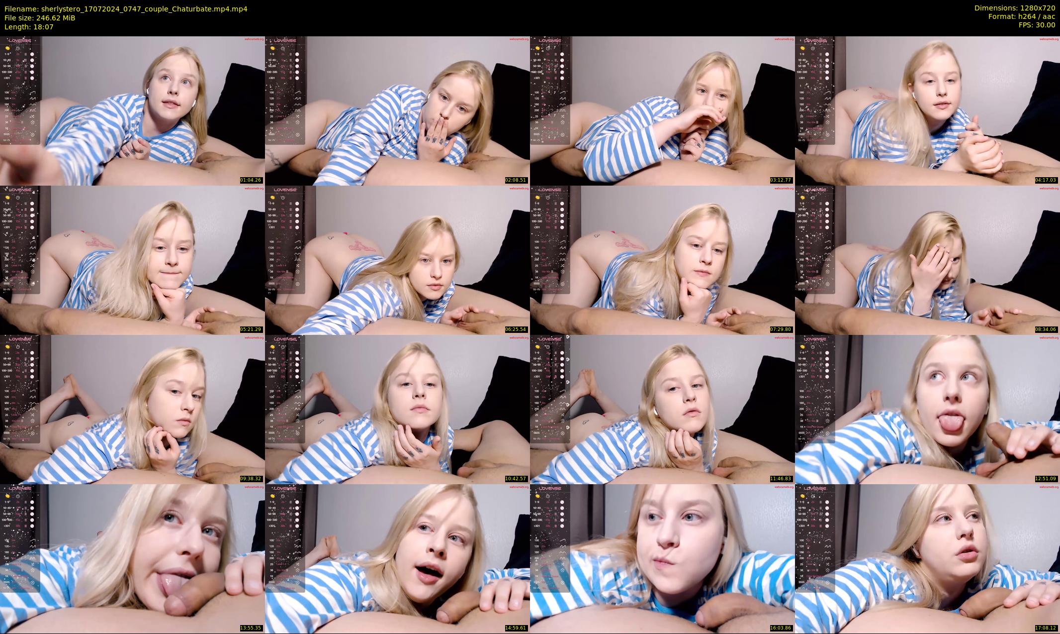 sherlystero — 19 minute Chaturbate couple cam show recording, 720p, Jul 17, 2024
