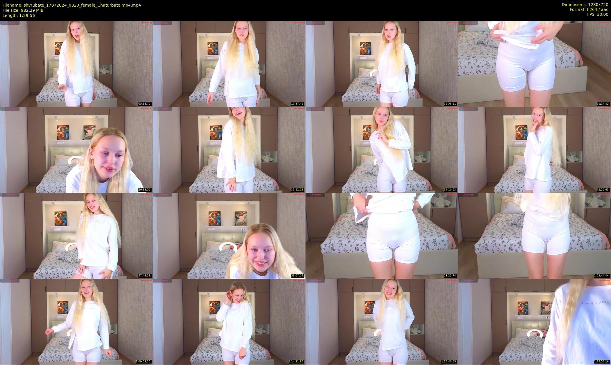 shyrubate — 90 minute Chaturbate female cam show recording, 720p, Jul 17, 2024