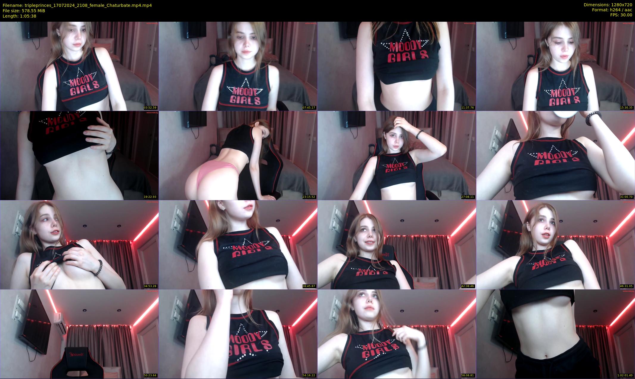tripleprinces — 66 minute Chaturbate female cam show recording, 720p, Jul 17, 2024