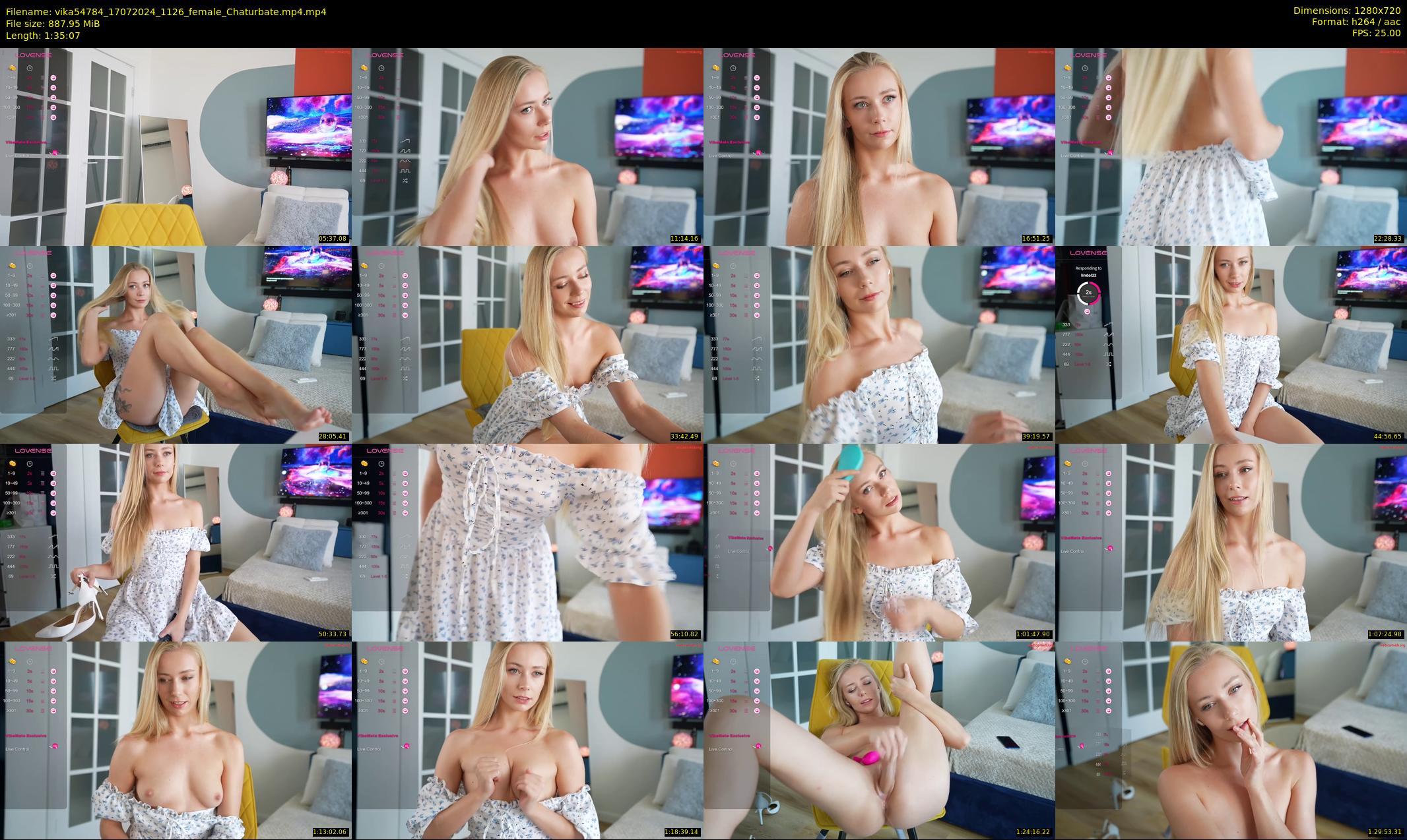 vika54784 — 96 minute Chaturbate female cam show recording, 720p, Jul 17, 2024
