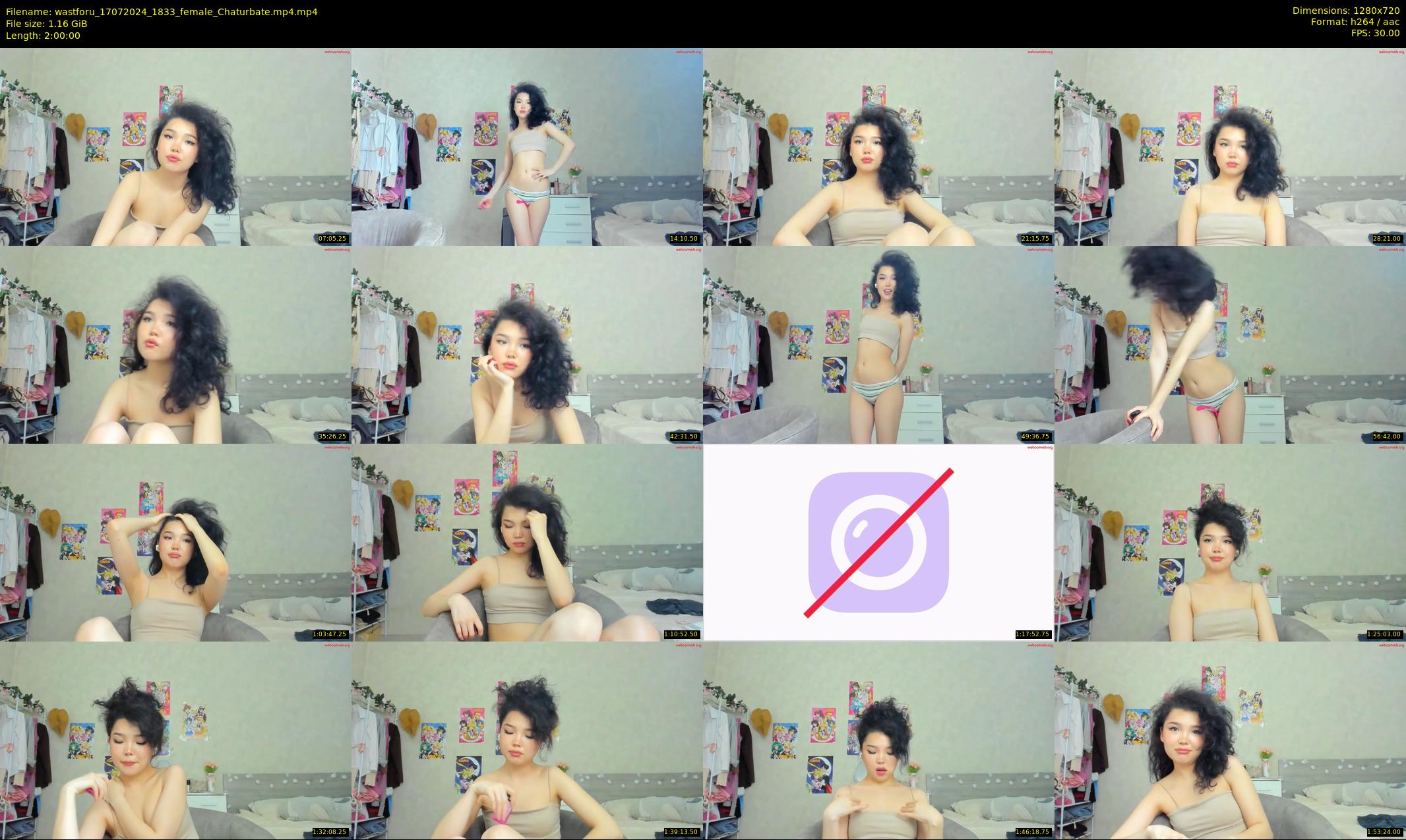 wastforu — 120 minute Chaturbate female cam show recording, 720p, Jul 17, 2024