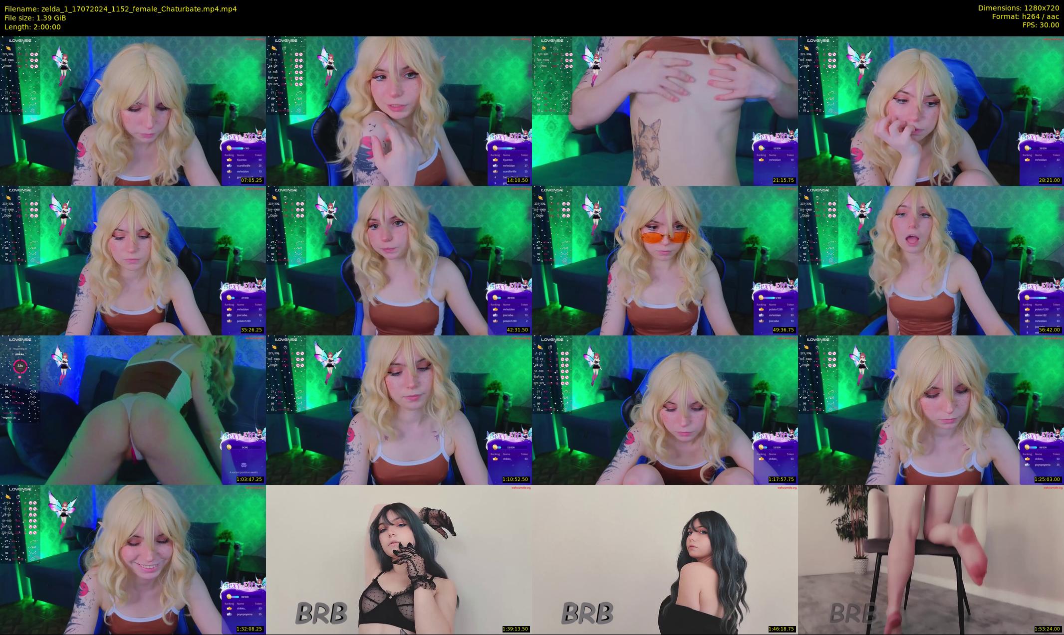 zelda_1 — 120 minute Chaturbate female cam show recording, 720p, Jul 17, 2024