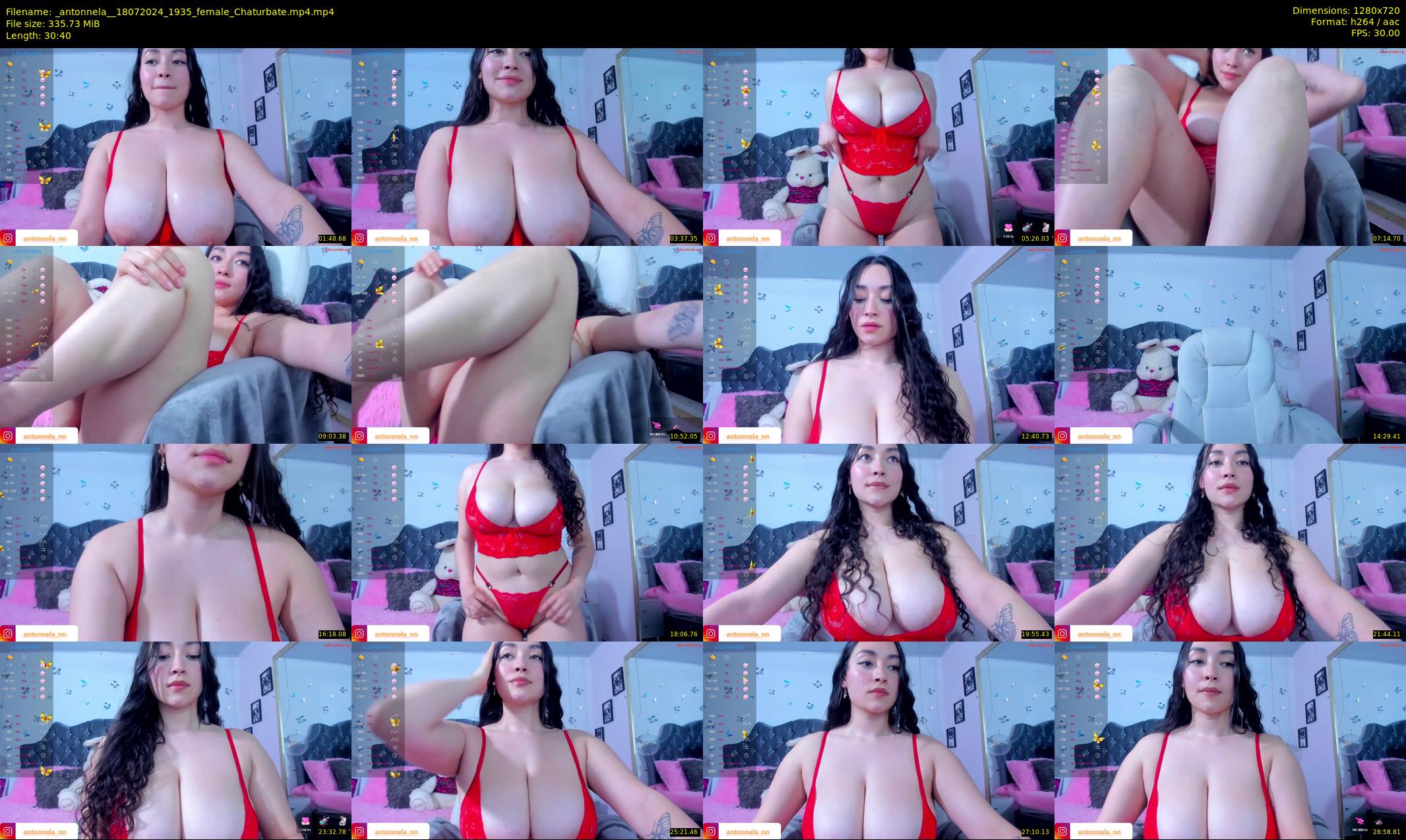 _antonnela_ — 31 minute Chaturbate female cam show recording, 720p, Jul 18, 2024
