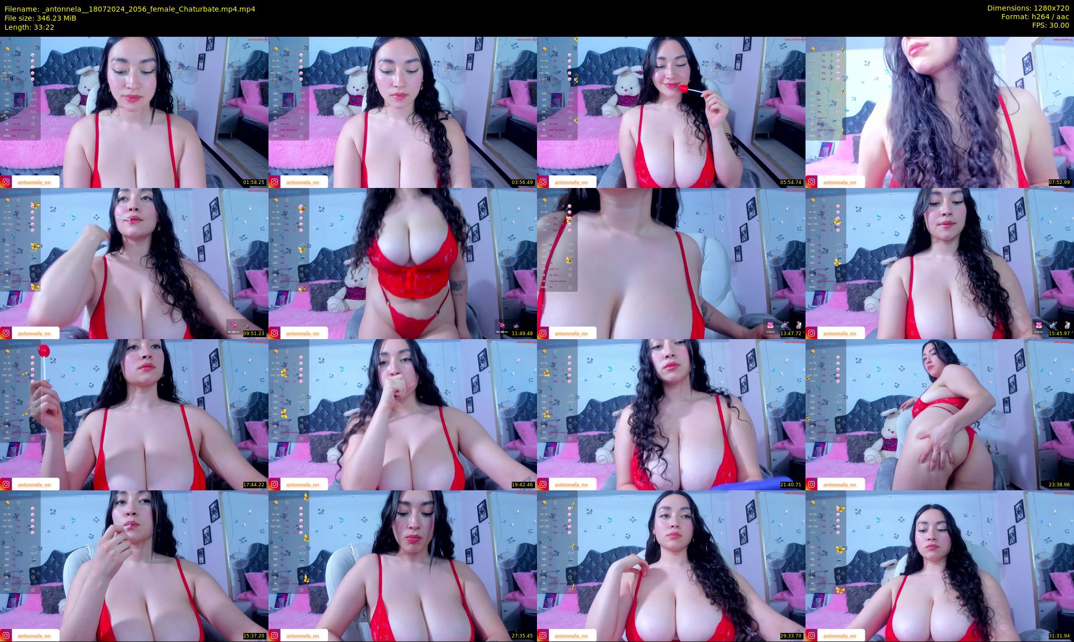 _antonnela_ — 34 minute Chaturbate female cam show recording, 720p, Jul 18, 2024