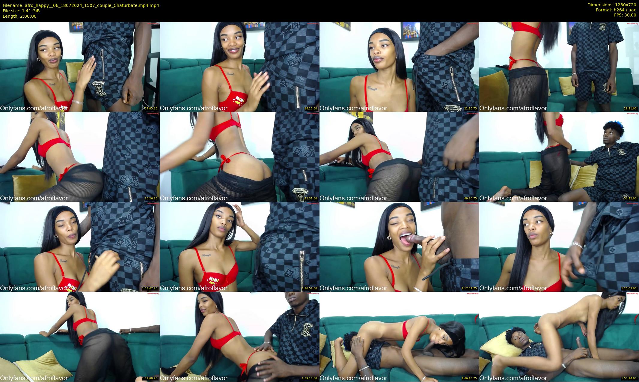 afro_happy__06 — 120 minute Chaturbate couple cam show recording, 720p, Jul 18, 2024