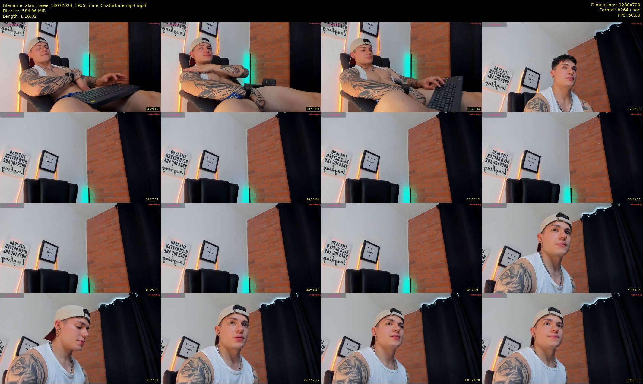 alan_rosee — 77 minute Chaturbate male cam show recording, 720p, Jul 18, 2024