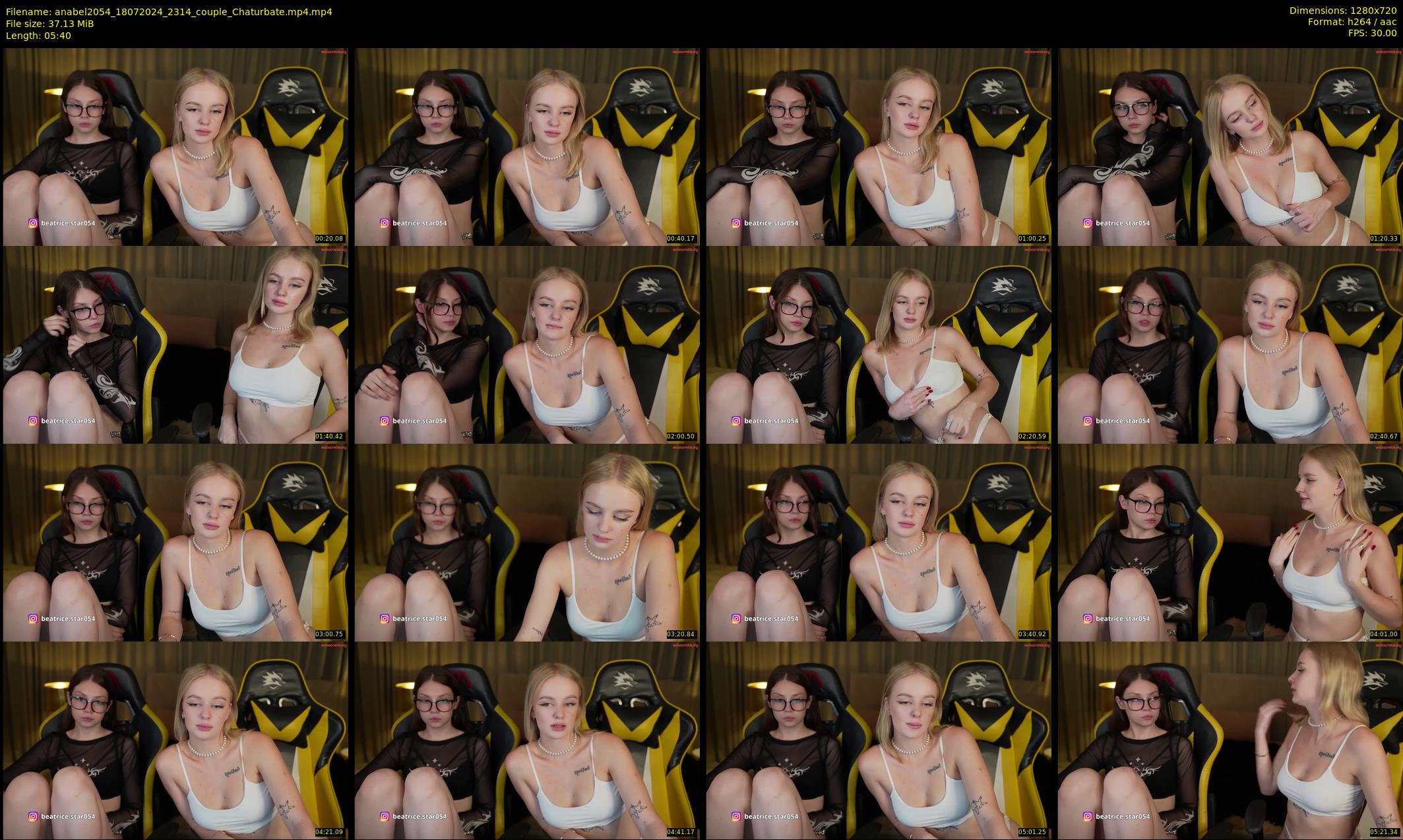 anabel2054 — 6 minute Chaturbate female cam show recording, 720p, Jul 18, 2024
