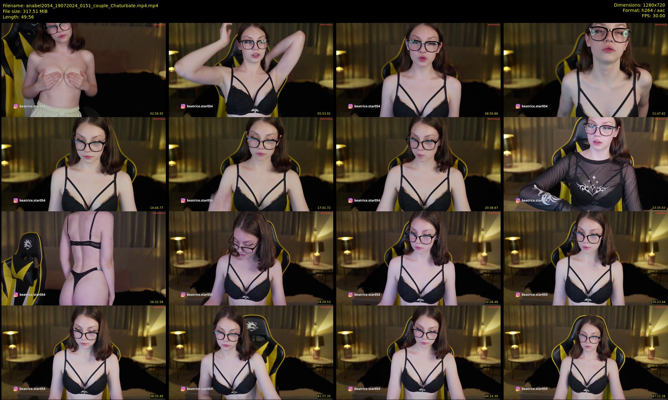 anabel2054 — 50 minute Chaturbate female cam show recording, 720p, Jul 19, 2024