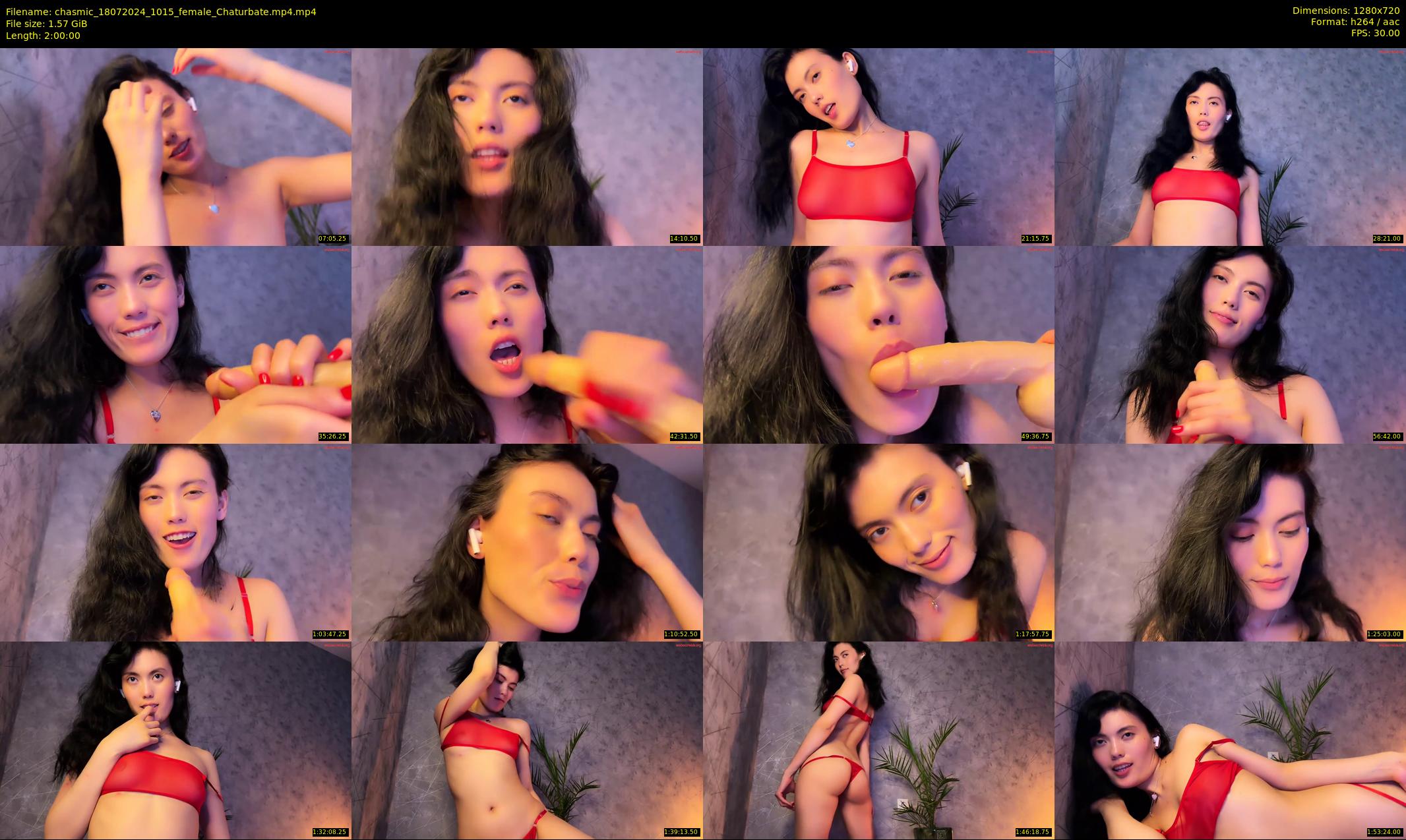 chasmic — 120 minute Chaturbate female cam show recording, 720p, Jul 18, 2024