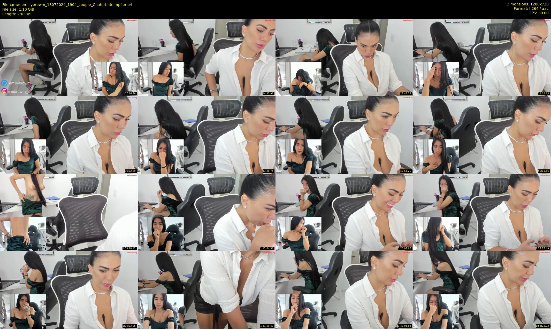 emillybrowm — 124 minute Chaturbate couple cam show recording, 720p, Jul 18, 2024
