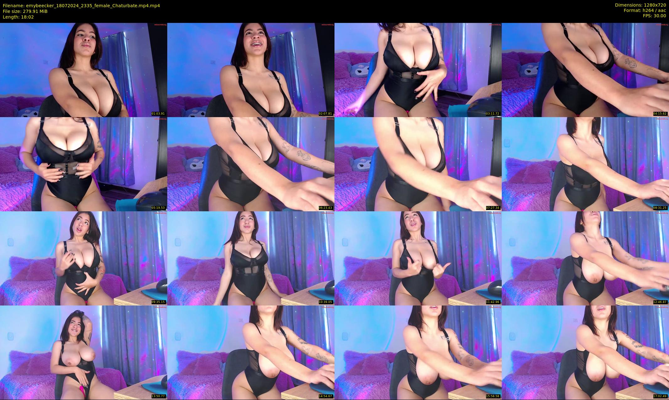 emybeecker — 19 minute Chaturbate female cam show recording, 720p, Jul 18, 2024
