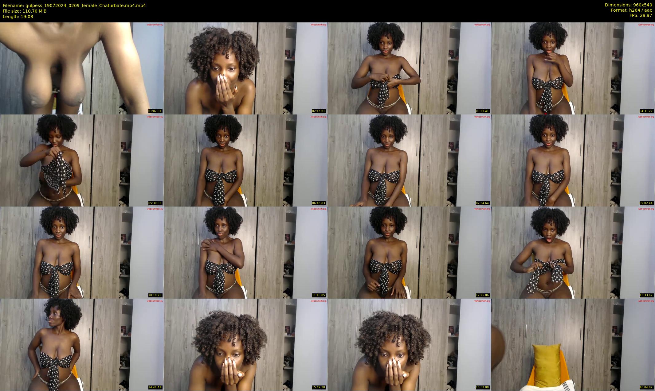 gulpess — 20 minute Chaturbate female cam show recording, 480p, Jul 19, 2024