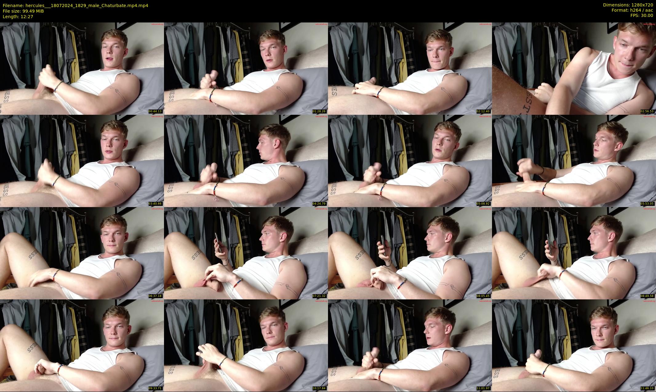 hercules__ — 13 minute Chaturbate male cam show recording, 720p, Jul 18, 2024