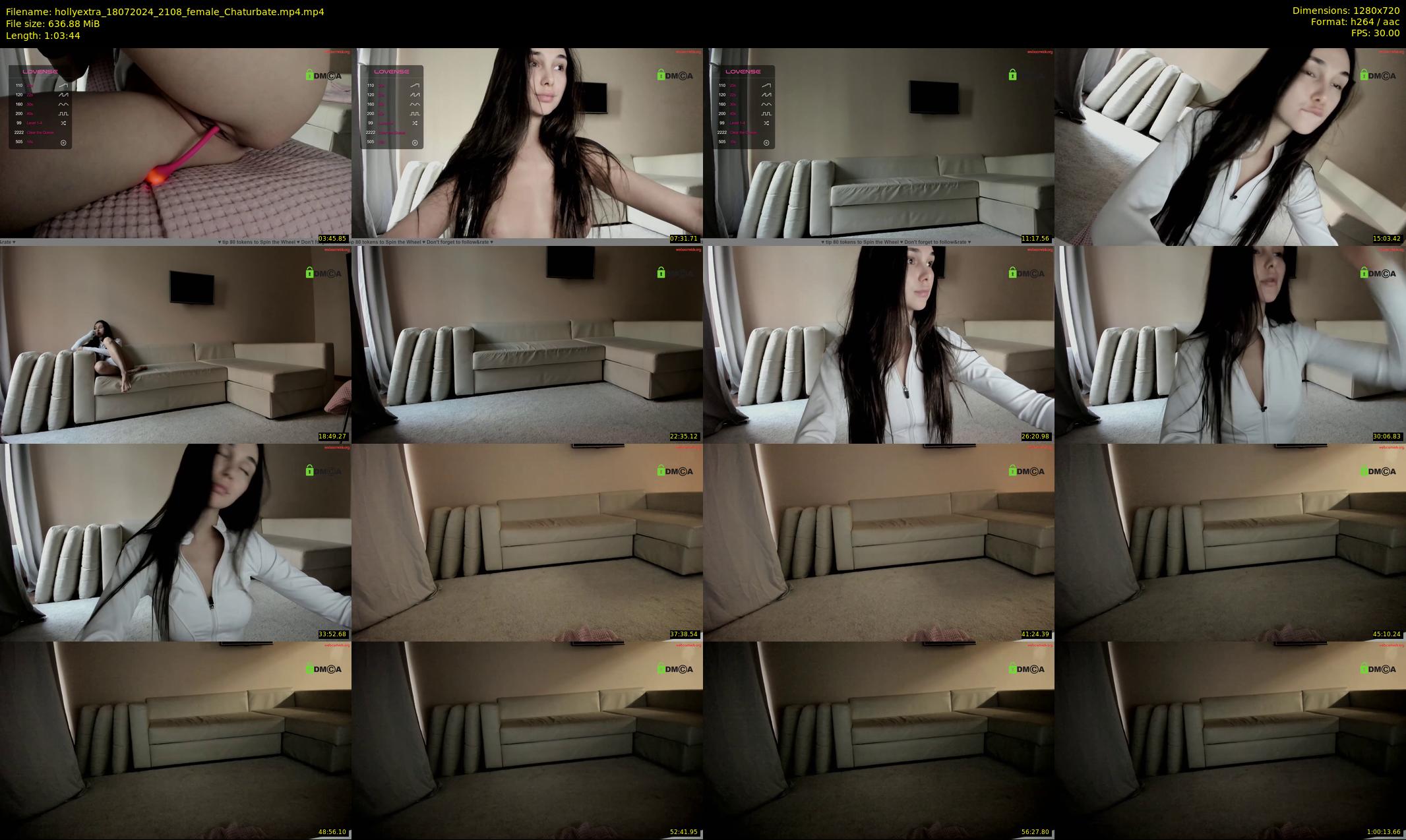 hollyextra — 64 minute Chaturbate female cam show recording, 720p, Jul 18, 2024