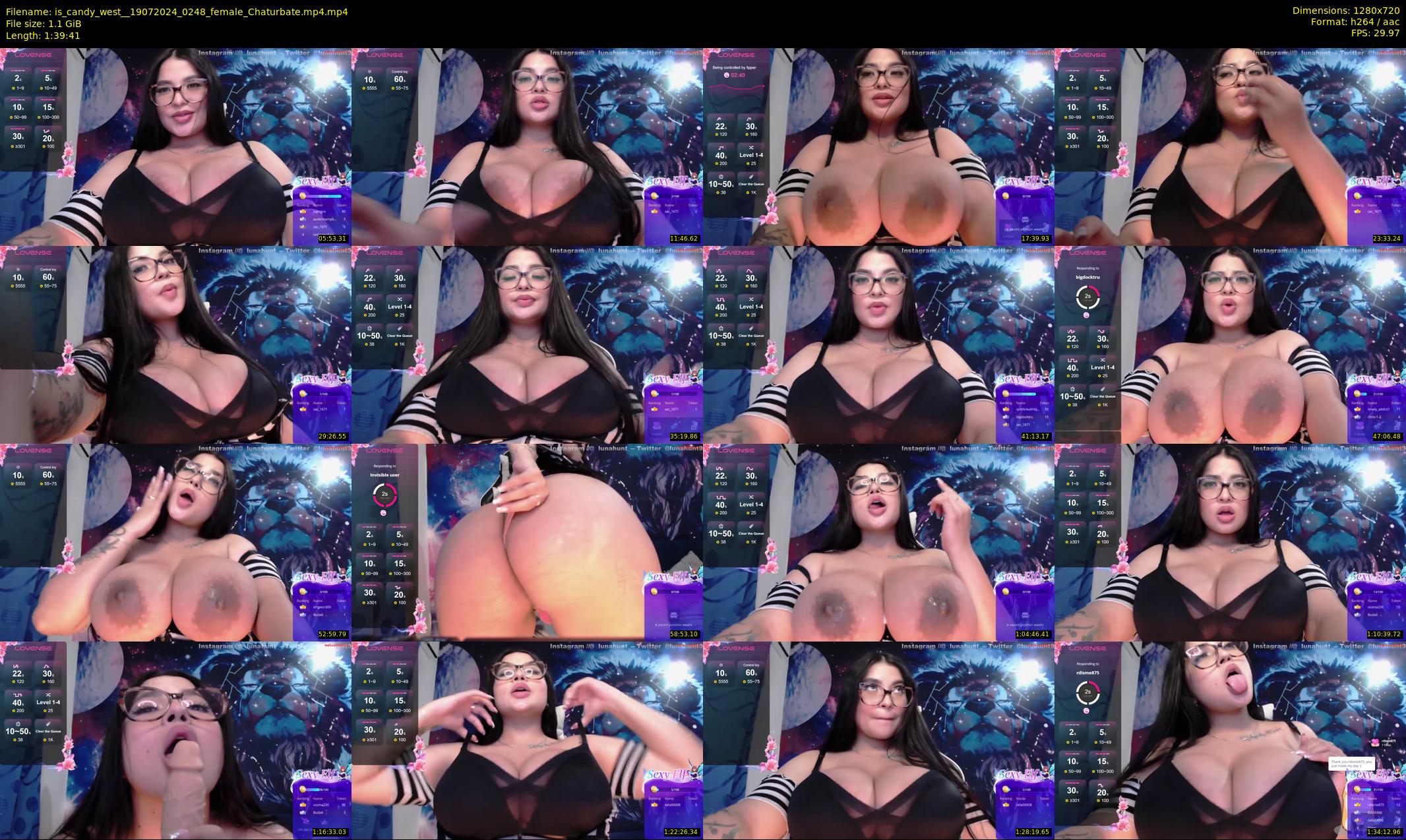 is_candy_west_ — 100 minute Chaturbate female cam show recording, 720p, Jul 19, 2024