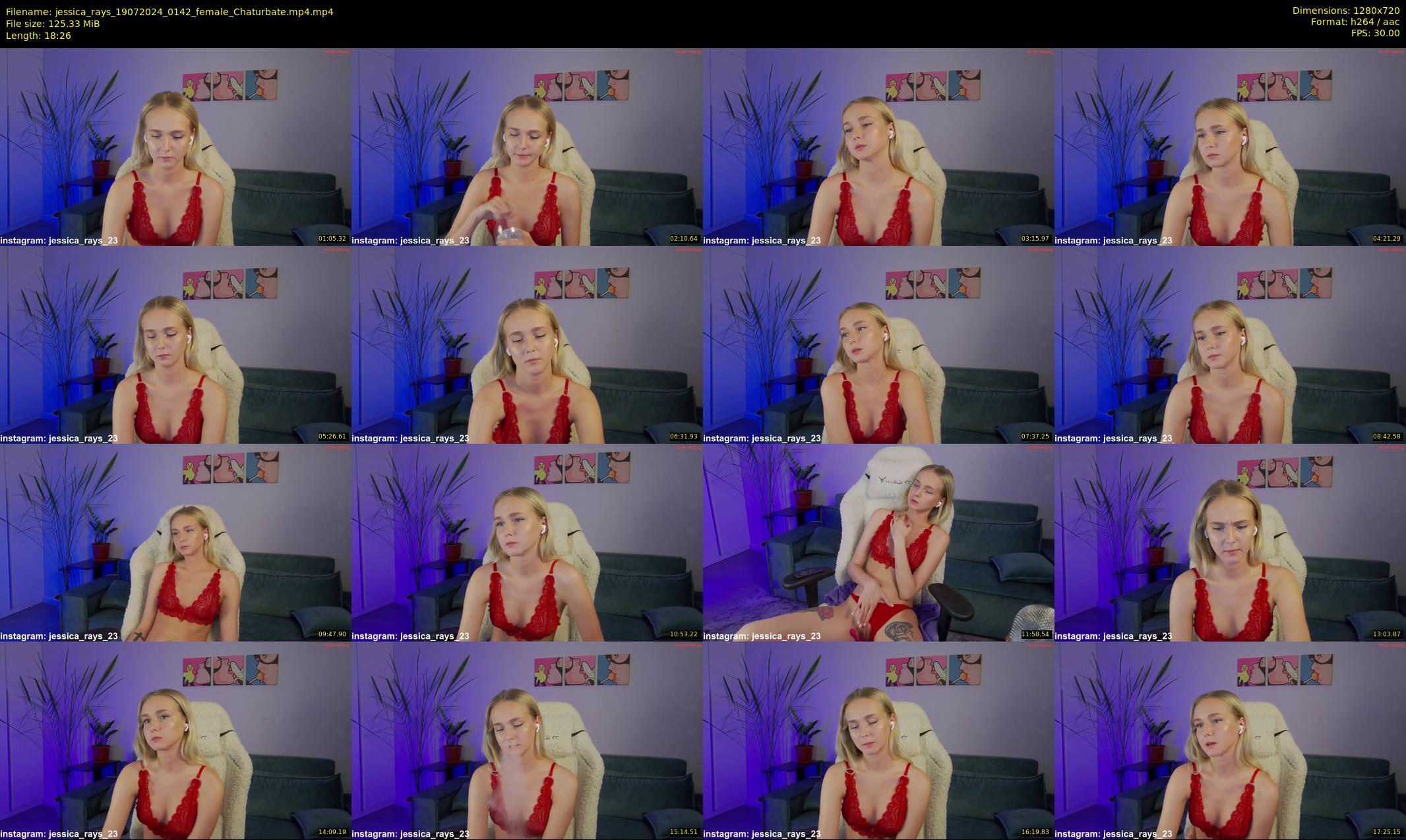 jessica_rays — 19 minute Chaturbate couple cam show recording, 720p, Jul 19, 2024