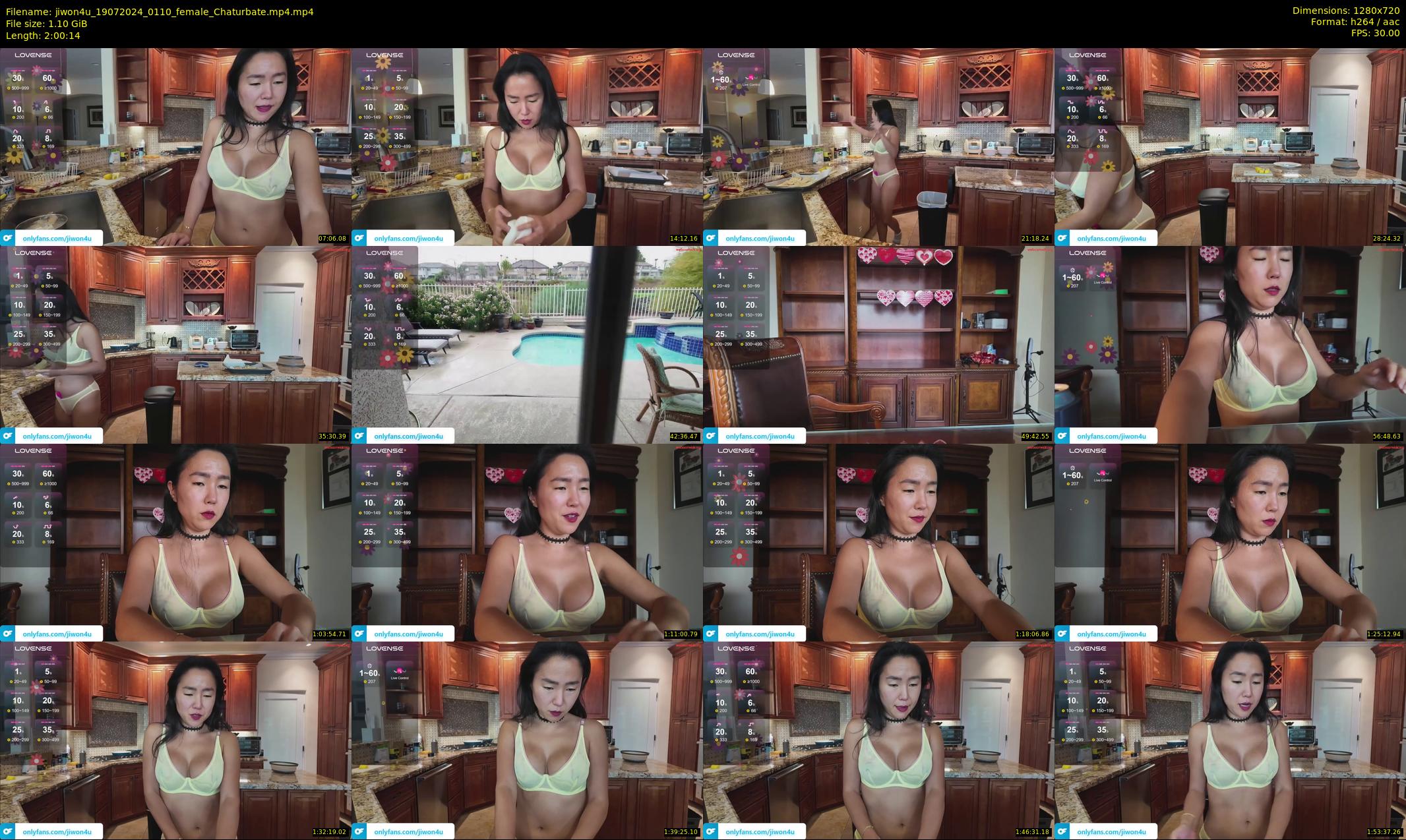 jiwon4u — 121 minute Chaturbate female cam show recording, 720p, Jul 19, 2024