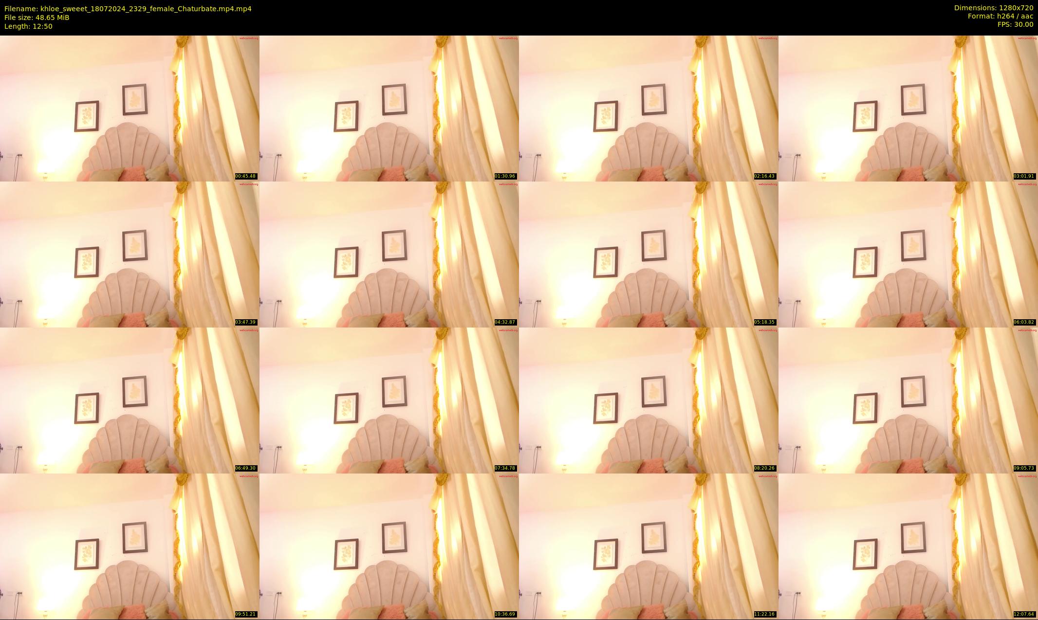 khloe_sweeet — 13 minute Chaturbate female cam show recording, 720p, Jul 18, 2024